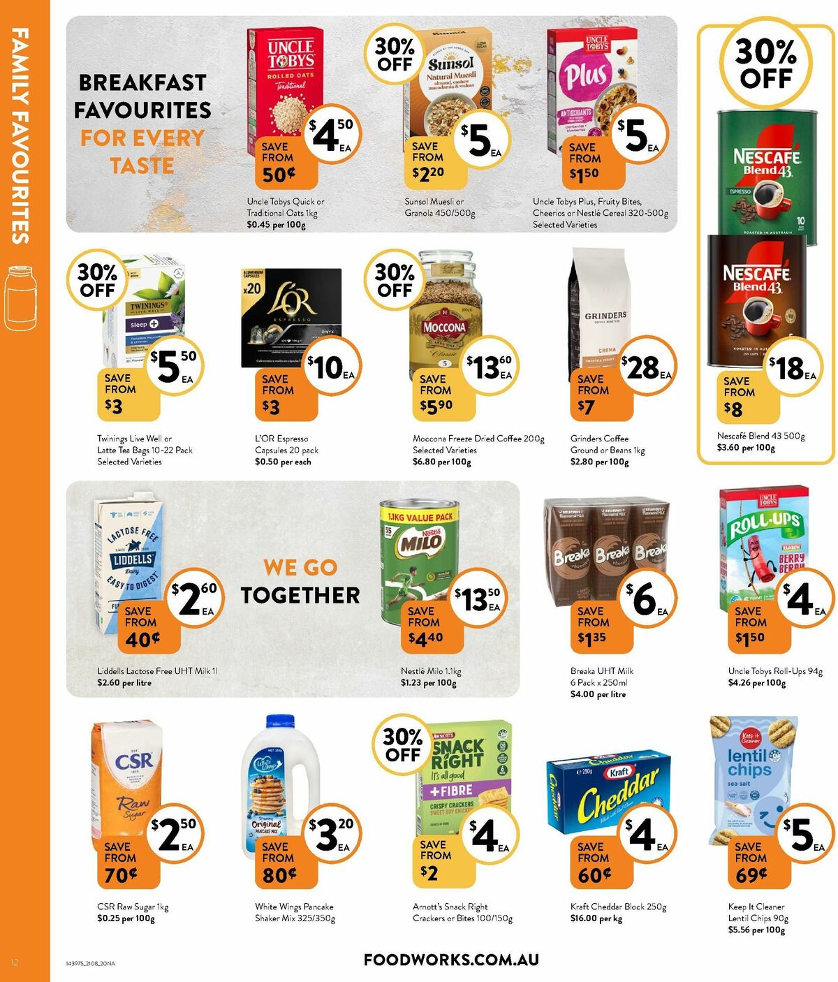 FoodWorks Supermarket Catalogues from 21 August