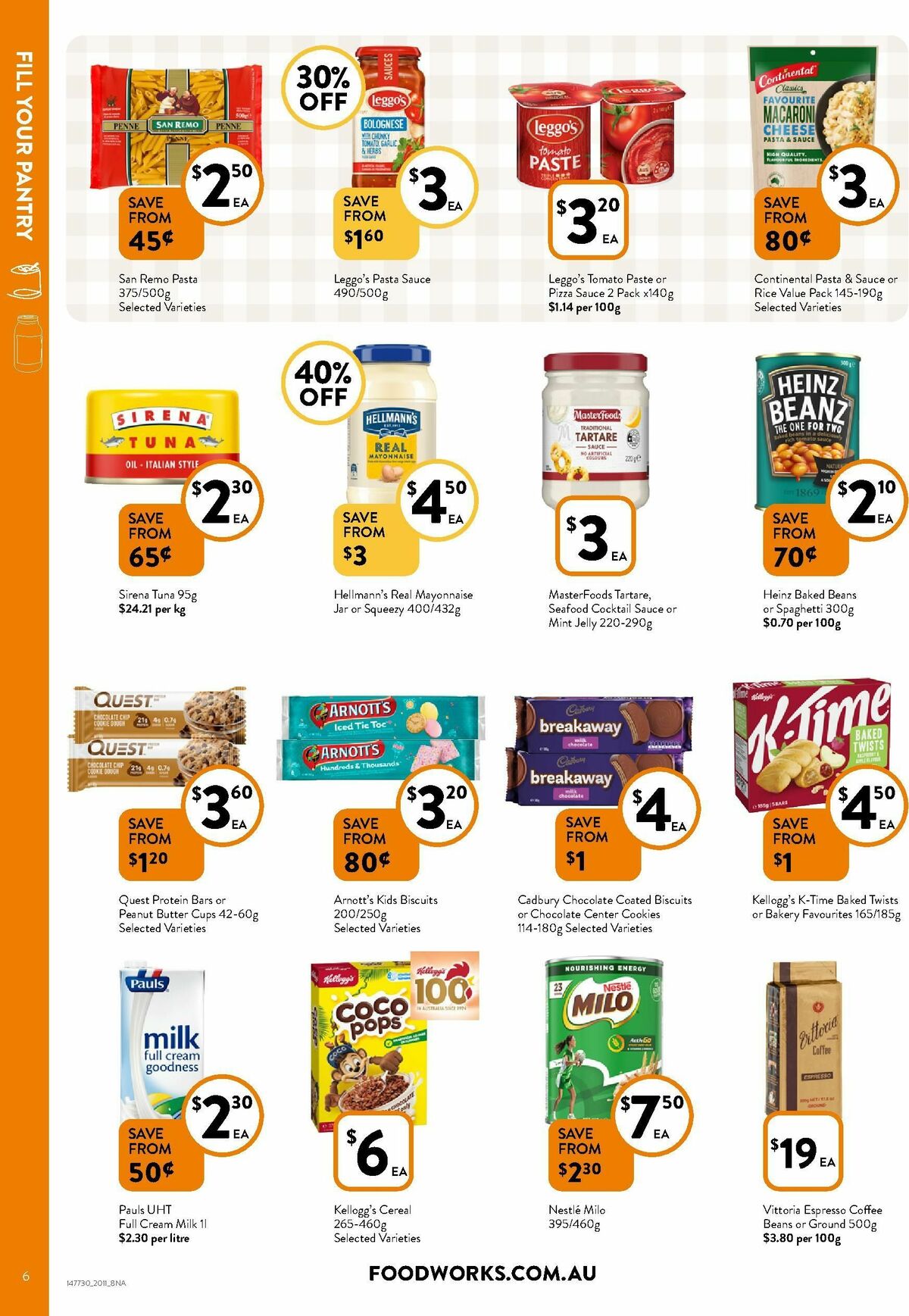 FoodWorks Catalogues from 20 November