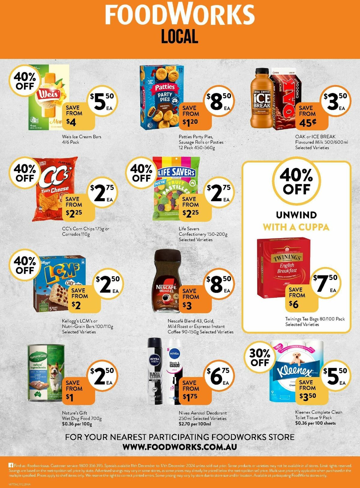 FoodWorks Catalogues from 11 December