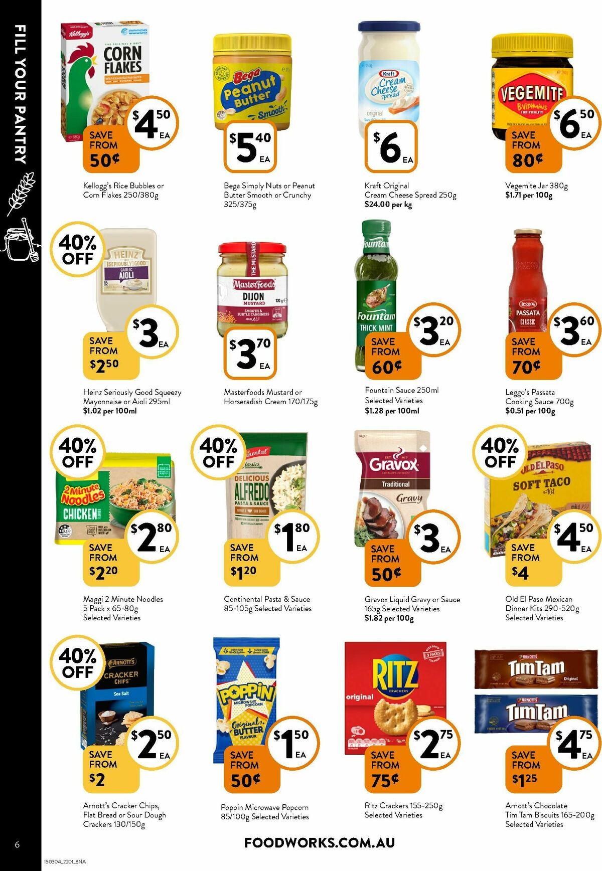 FoodWorks Catalogues from 22 January
