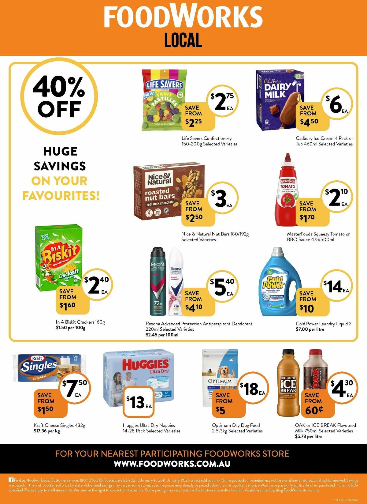 FoodWorks Catalogues from 22 January