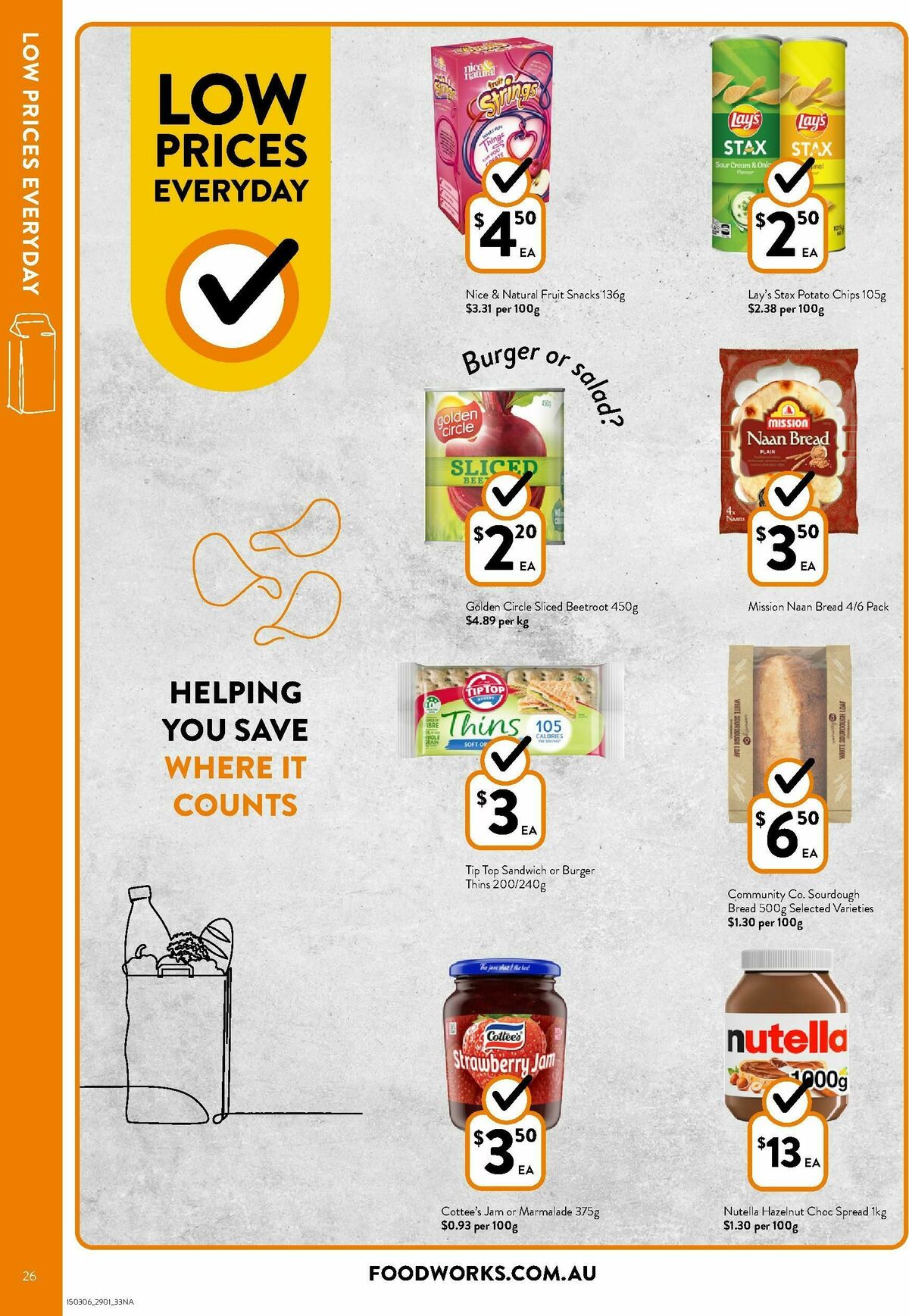 FoodWorks Supermarket Catalogues from 29 January