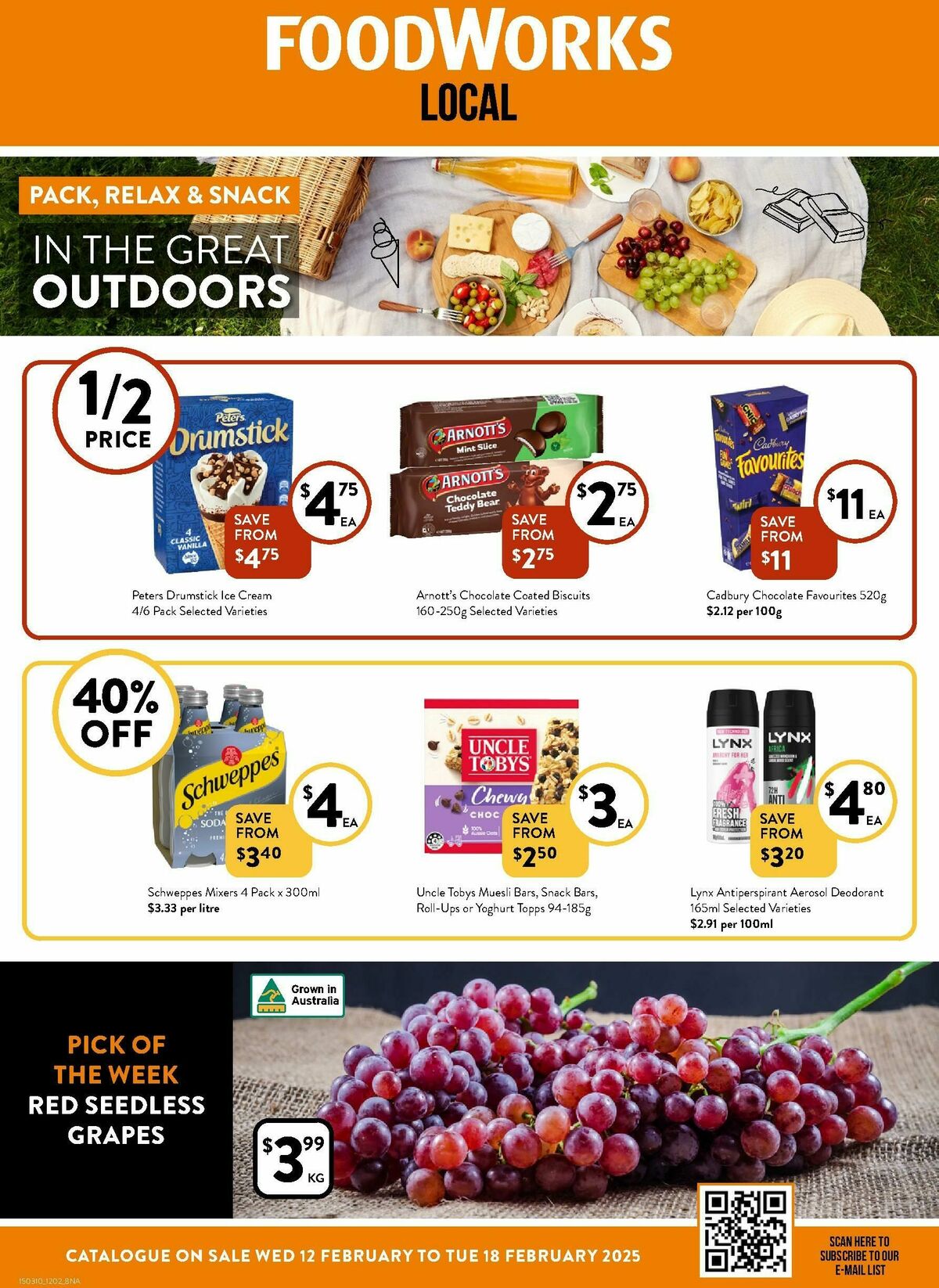 FoodWorks Catalogues from 12 February