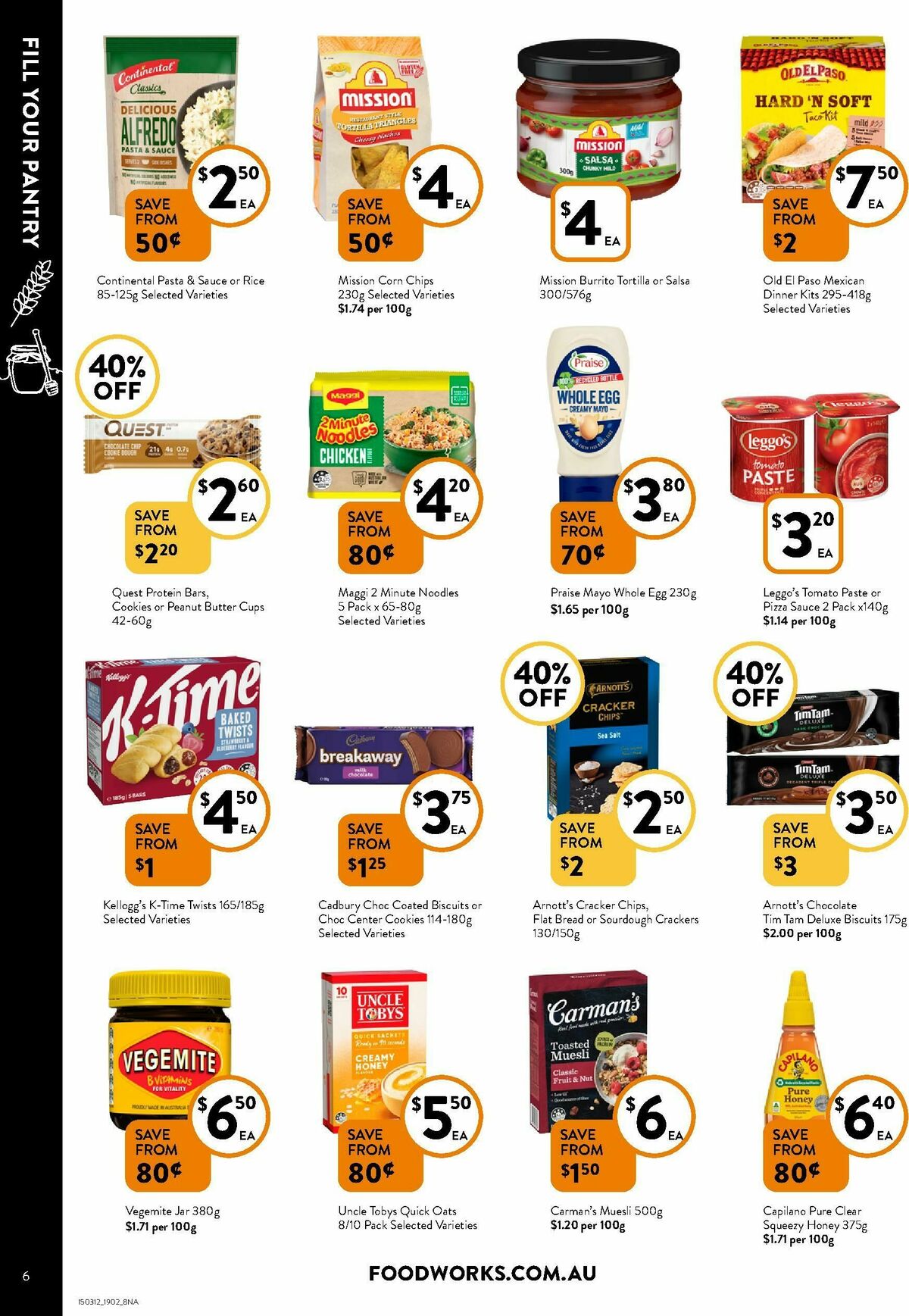 FoodWorks Catalogues from 19 February