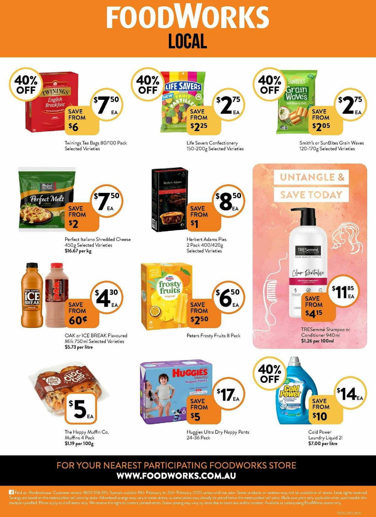 FoodWorks Catalogues from 19 February