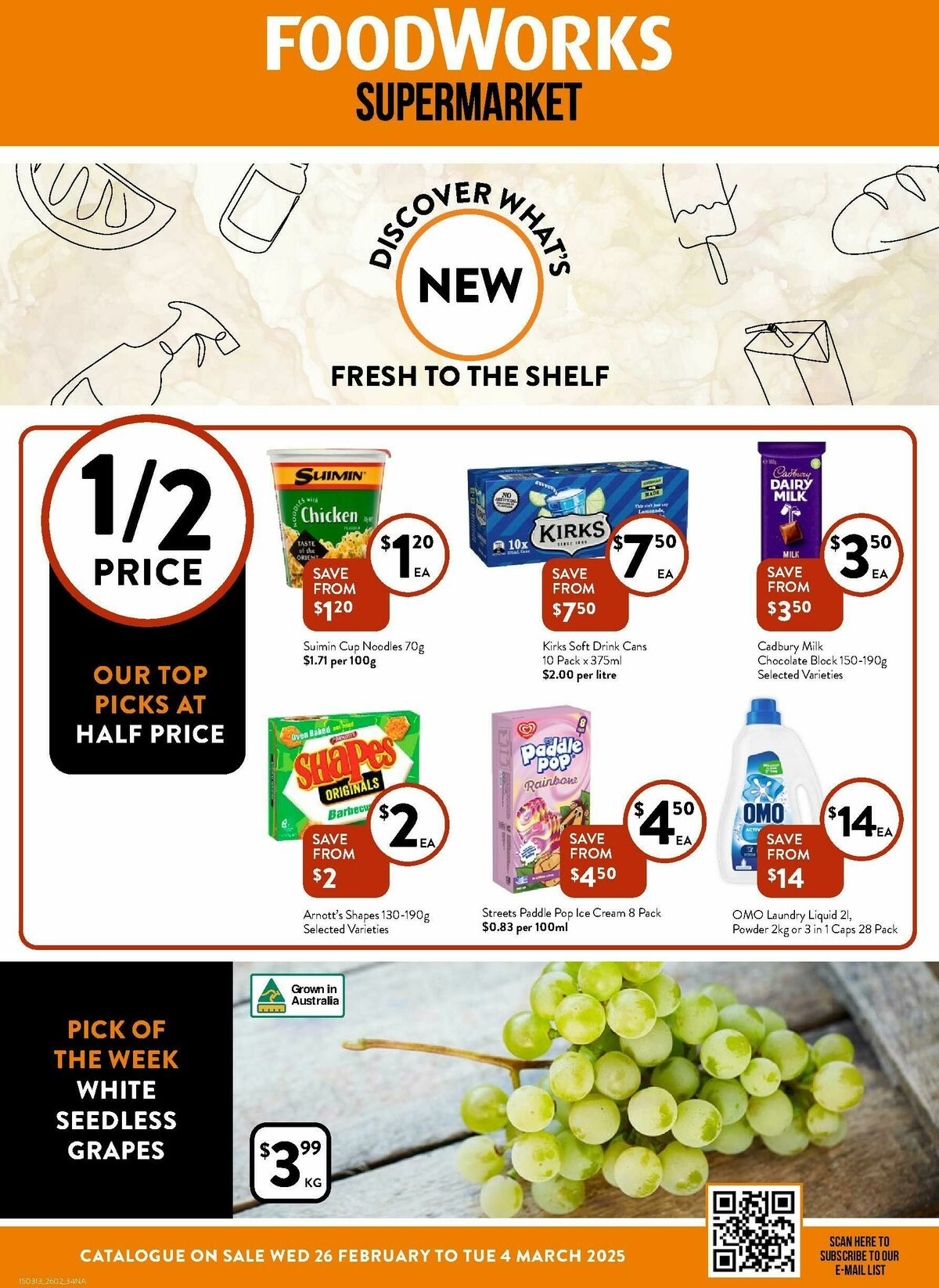 FoodWorks Supermarket Catalogues from 26 February