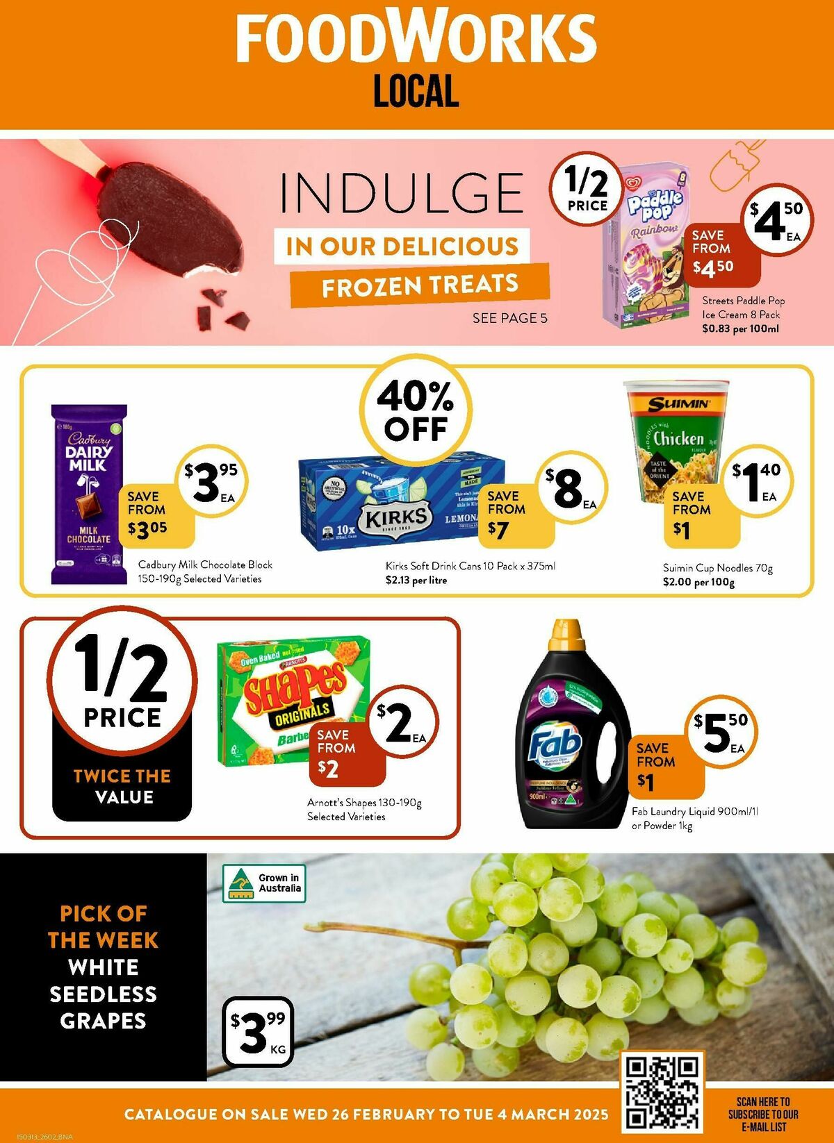 FoodWorks Catalogues from 26 February