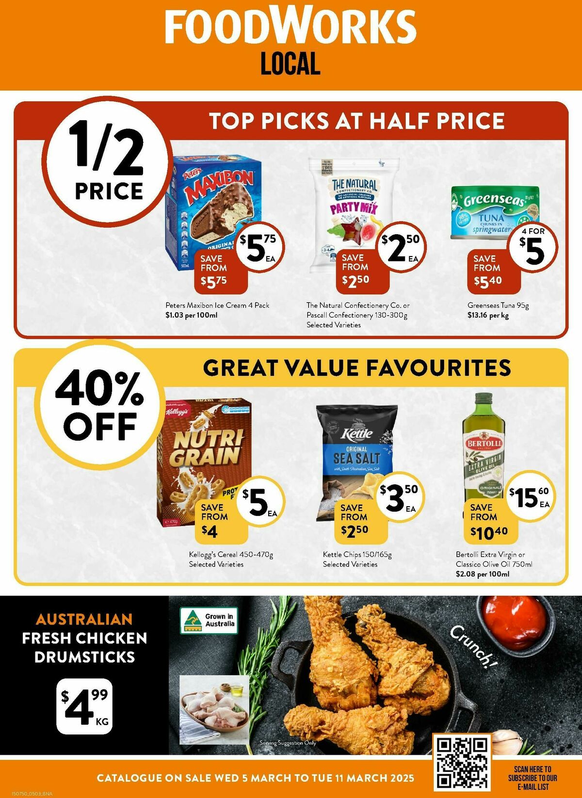 FoodWorks Catalogues from 5 March