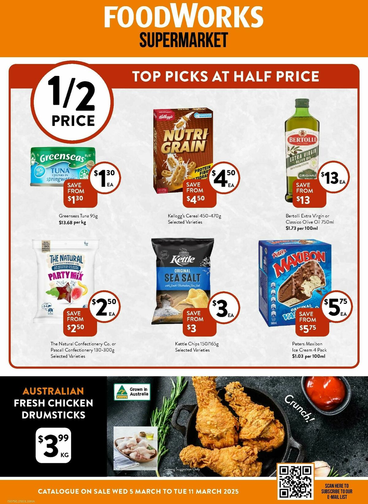 FoodWorks Supermarket Catalogues from 5 March