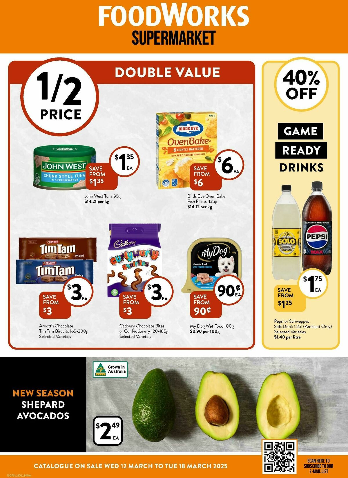 FoodWorks Supermarket Catalogues from 12 March
