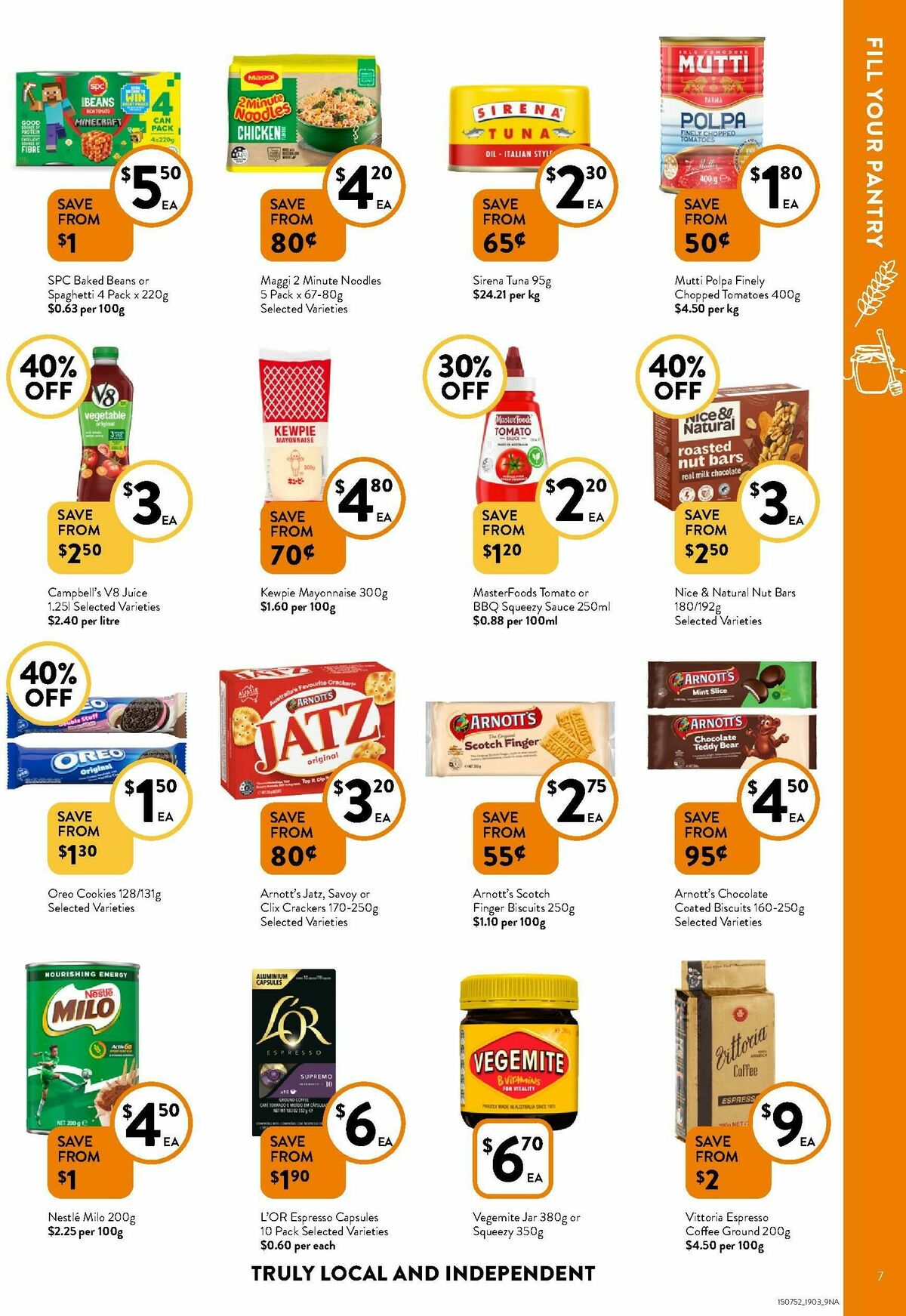 FoodWorks Catalogues from 19 March