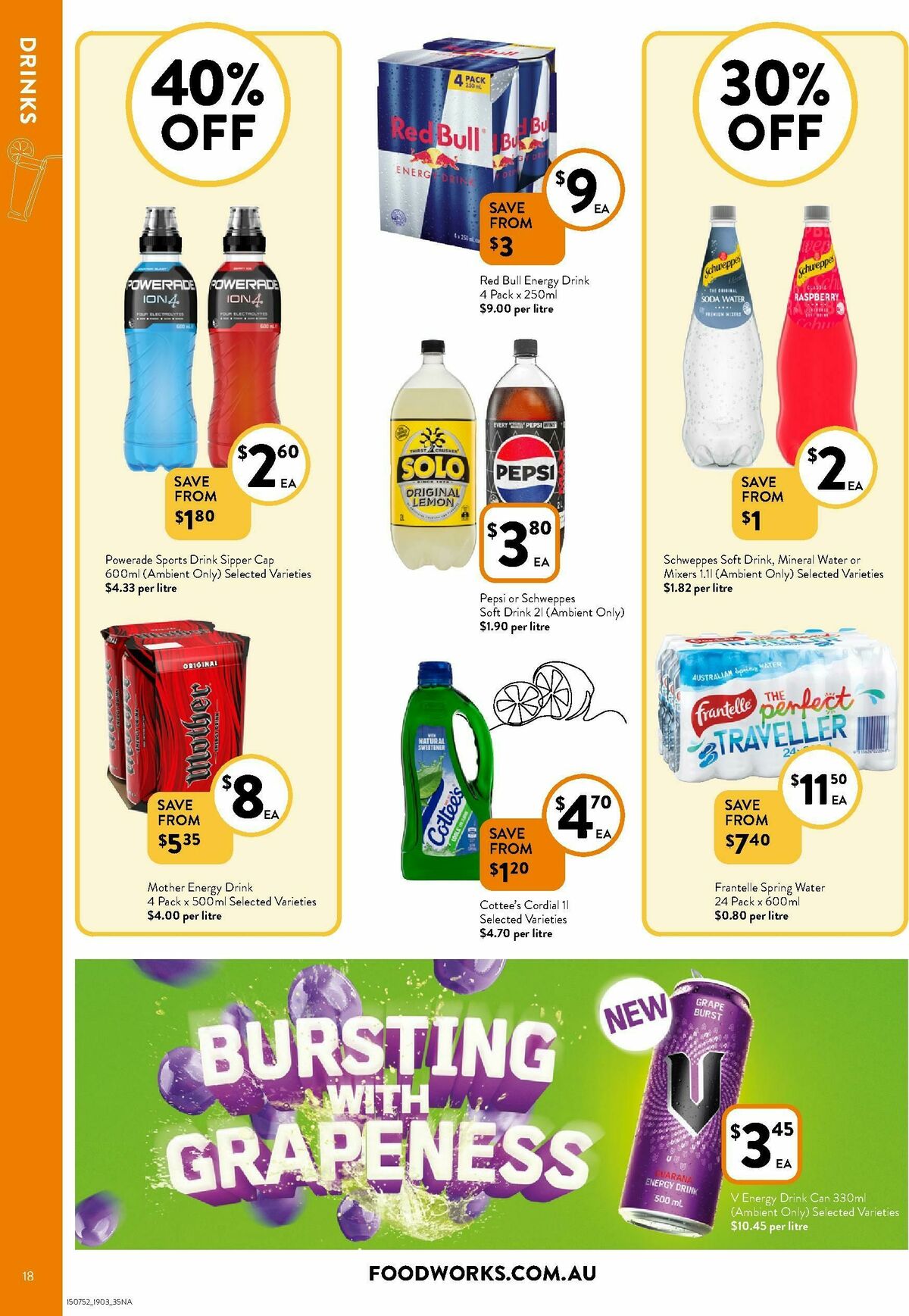 FoodWorks Supermarket Catalogues from 19 March