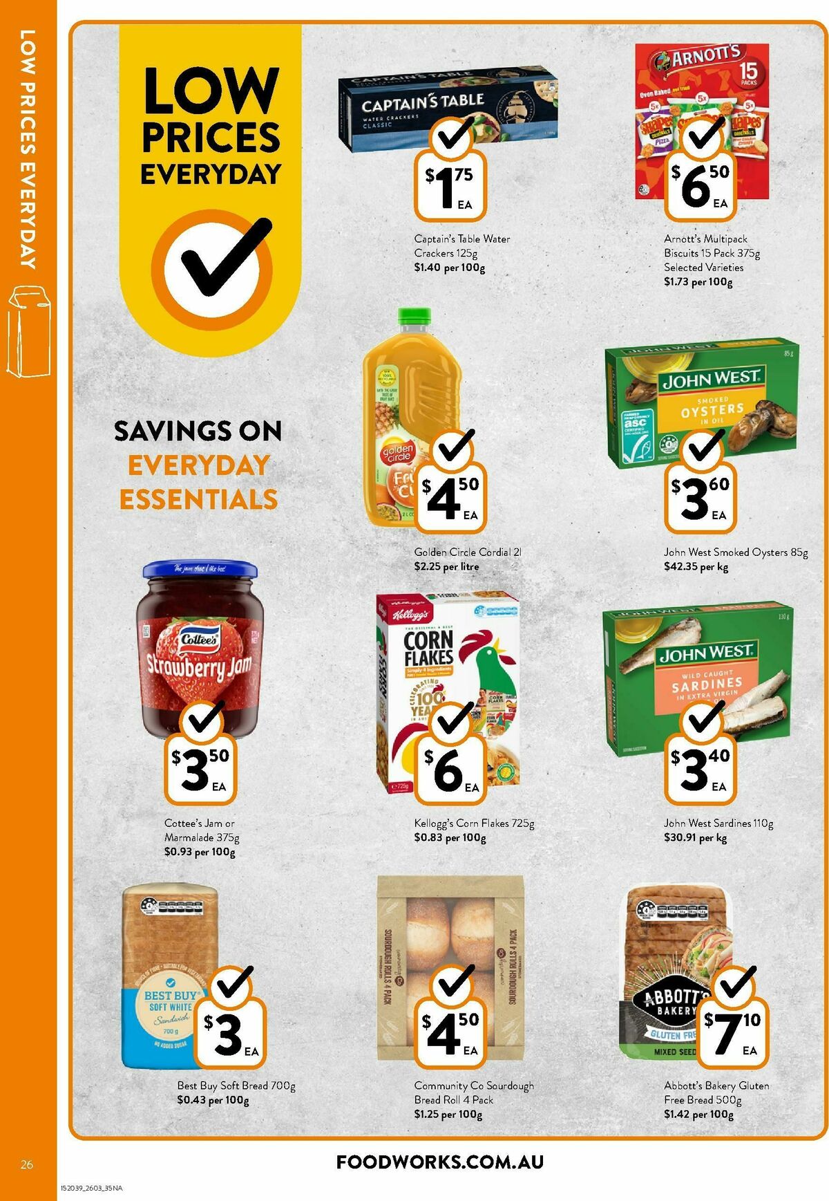FoodWorks Supermarket Catalogues from 26 March