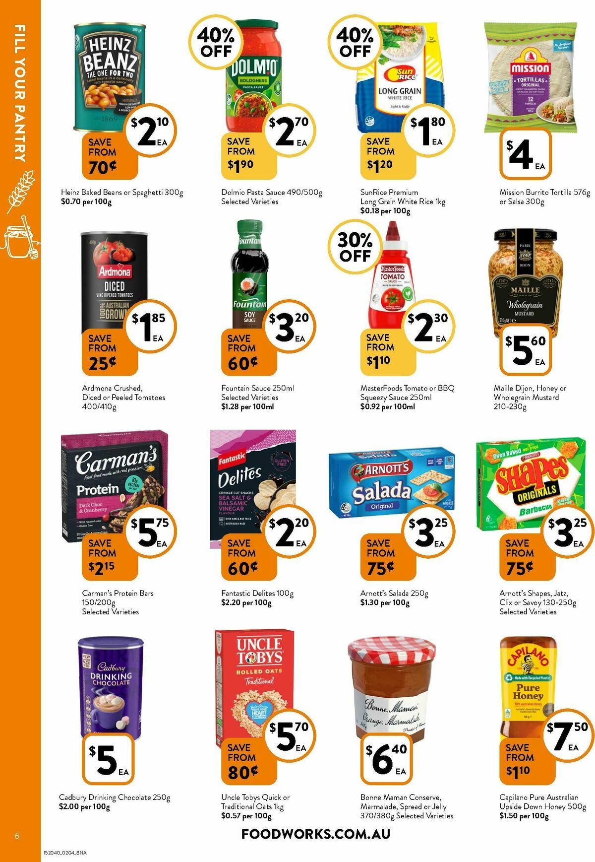 FoodWorks Catalogues from 2 April