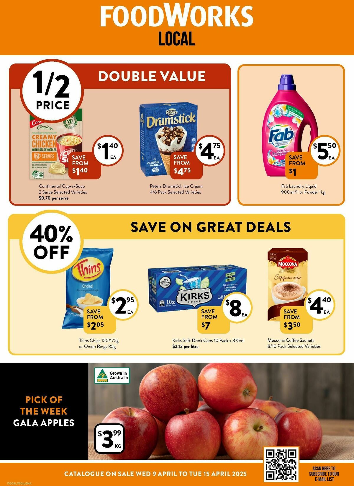 FoodWorks Catalogues from 9 April