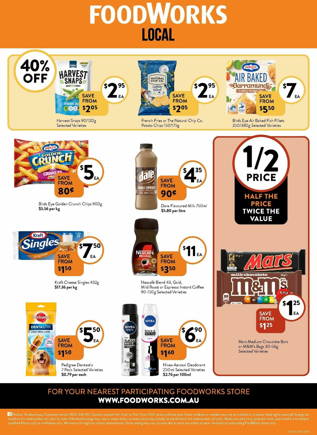 FoodWorks Catalogues from 9 April