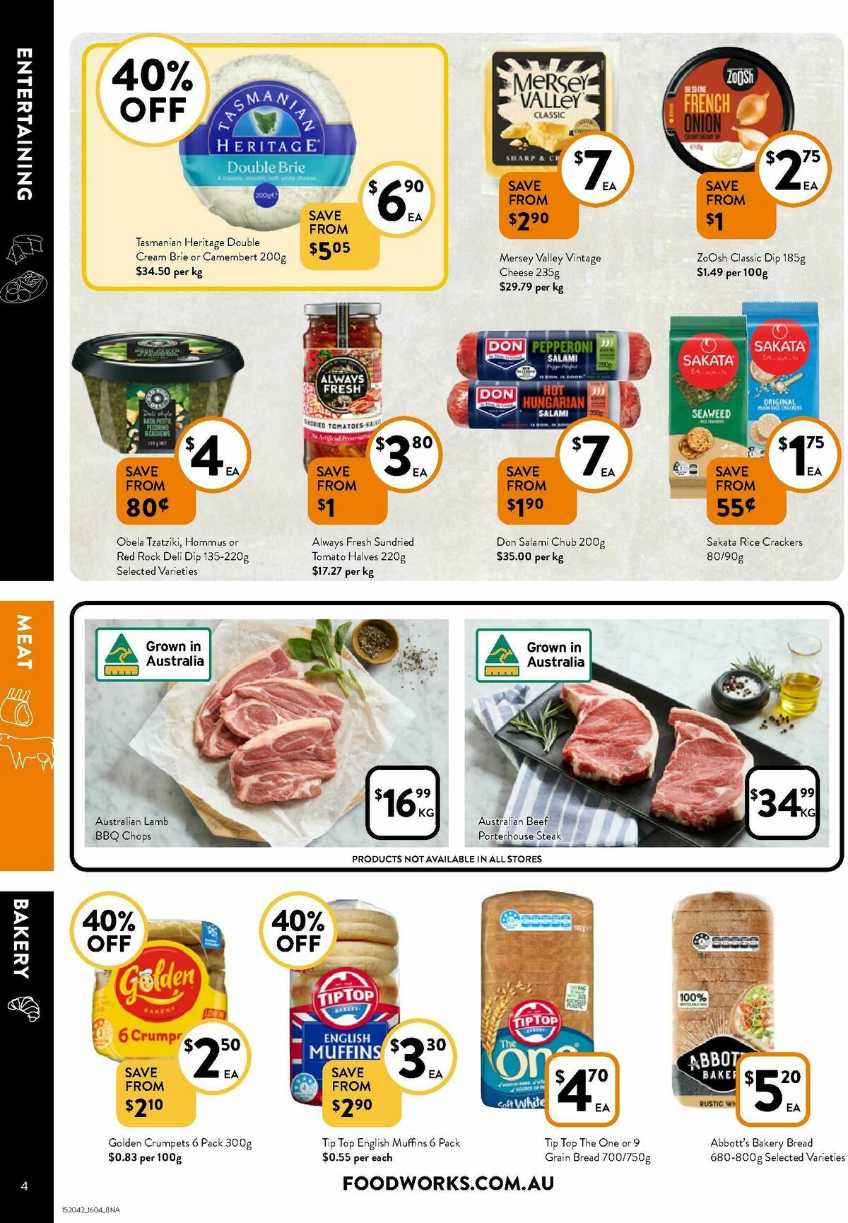 FoodWorks Catalogues from 16 April