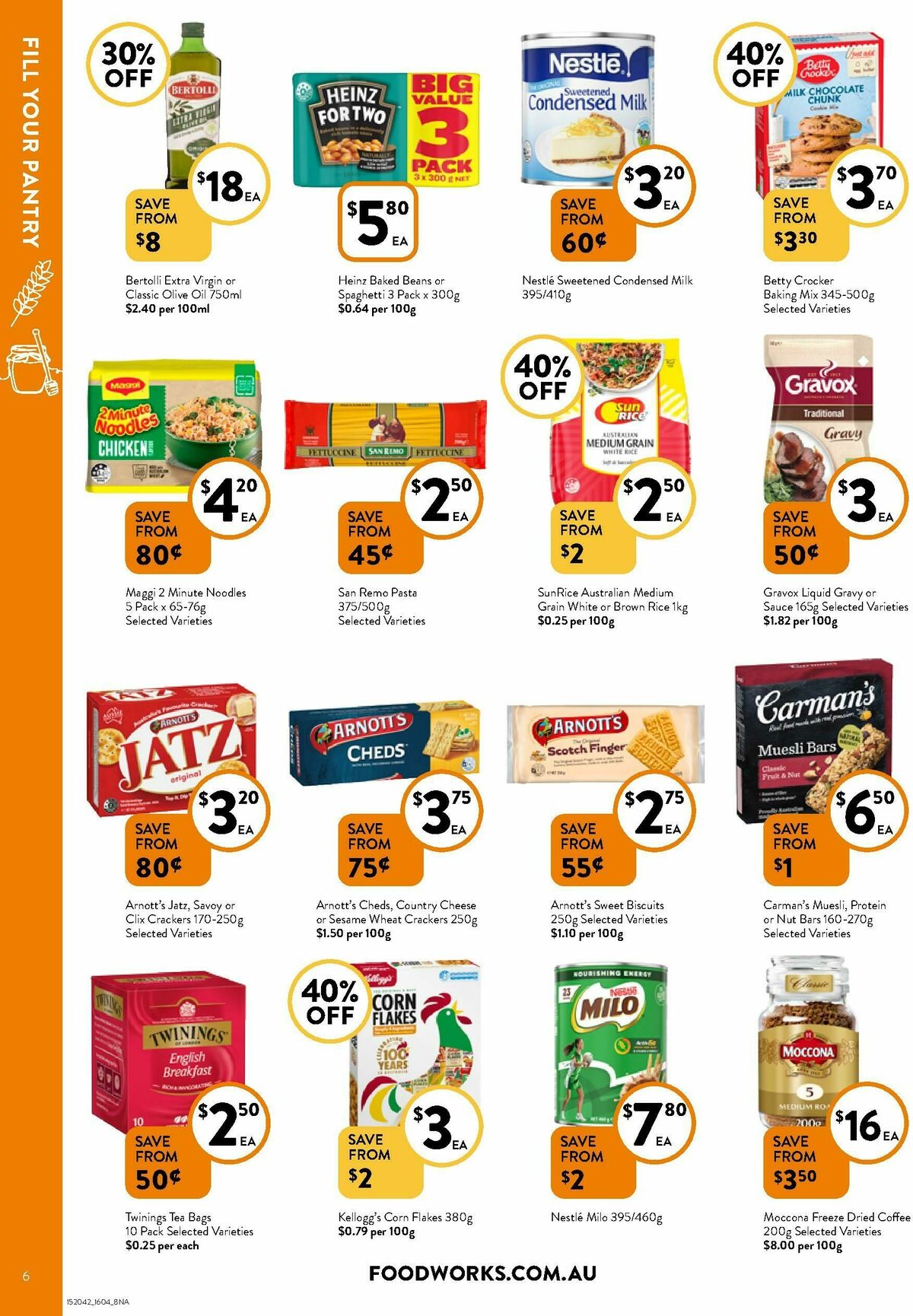 FoodWorks Catalogues from 16 April