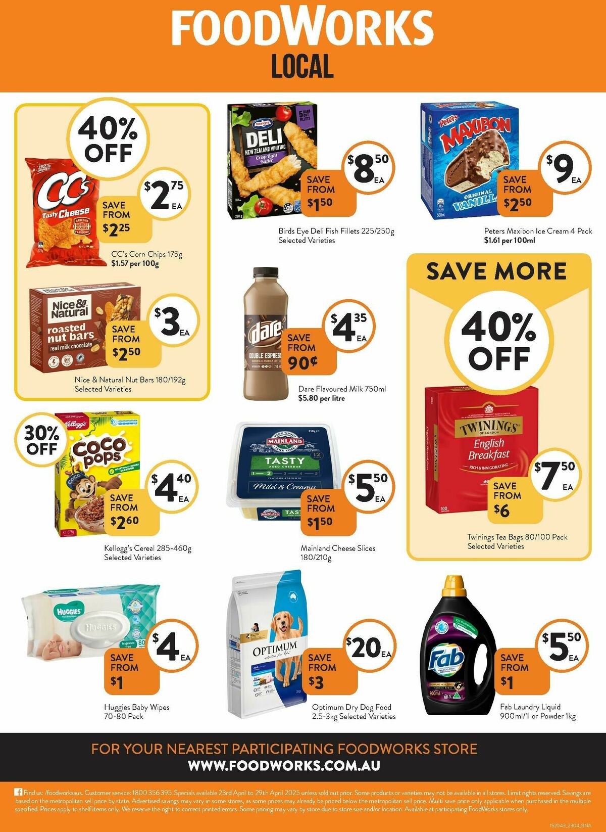 FoodWorks Catalogues from 23 April