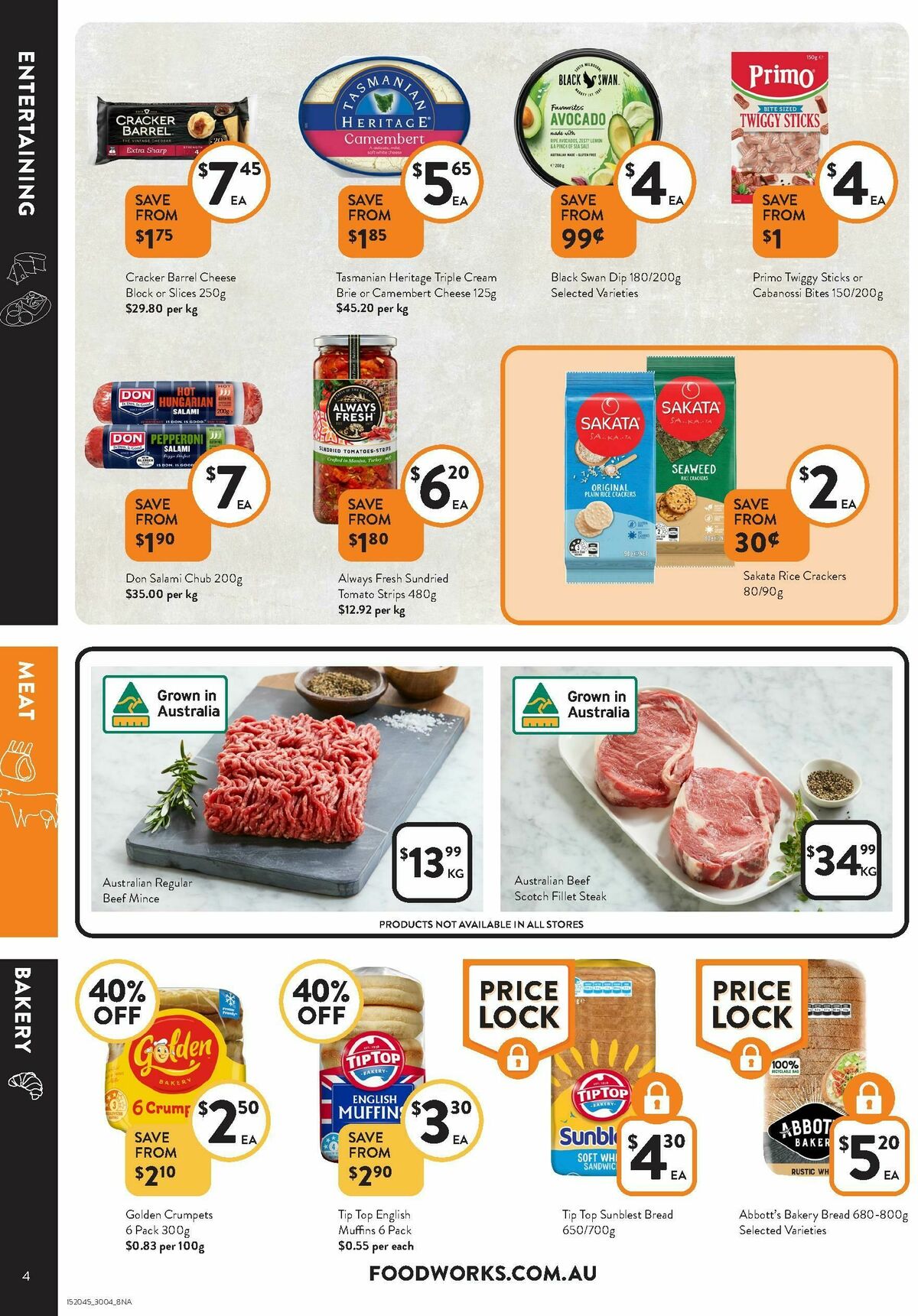FoodWorks Catalogues from 30 April