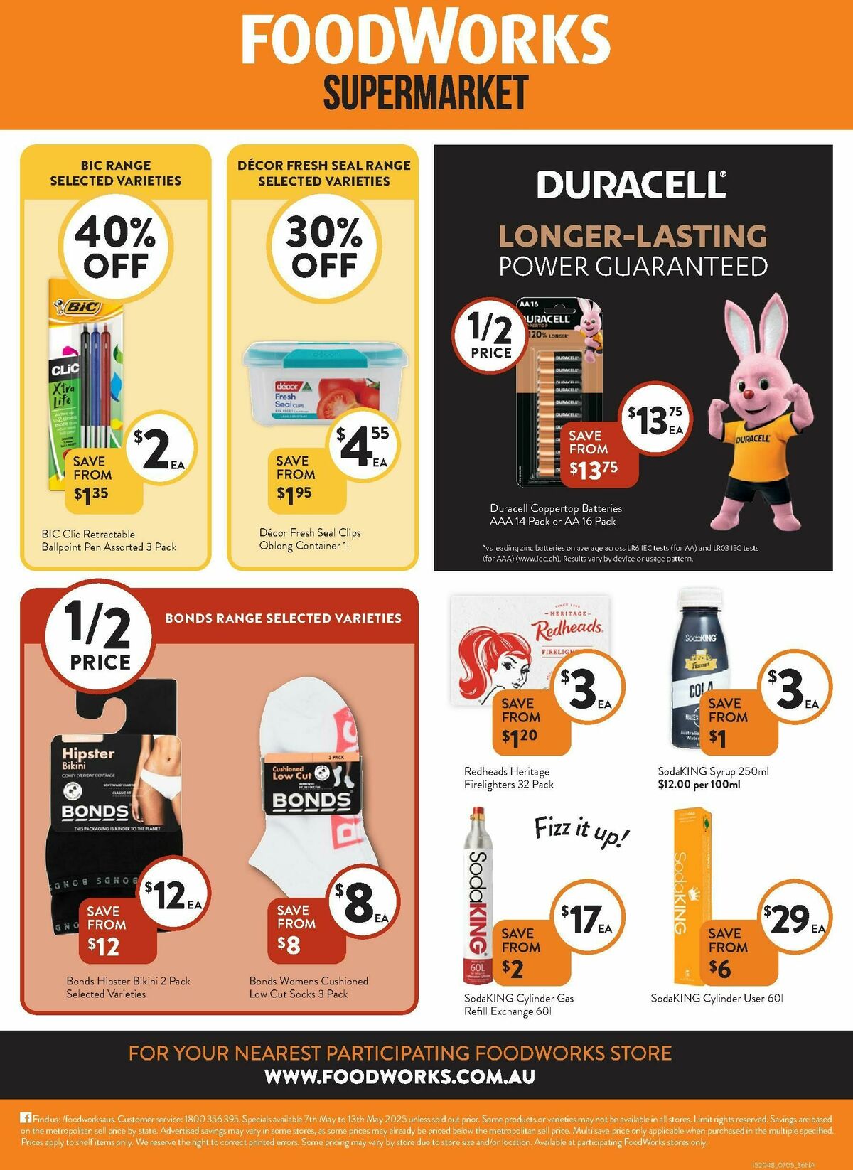 FoodWorks Supermarket Catalogues from 7 May