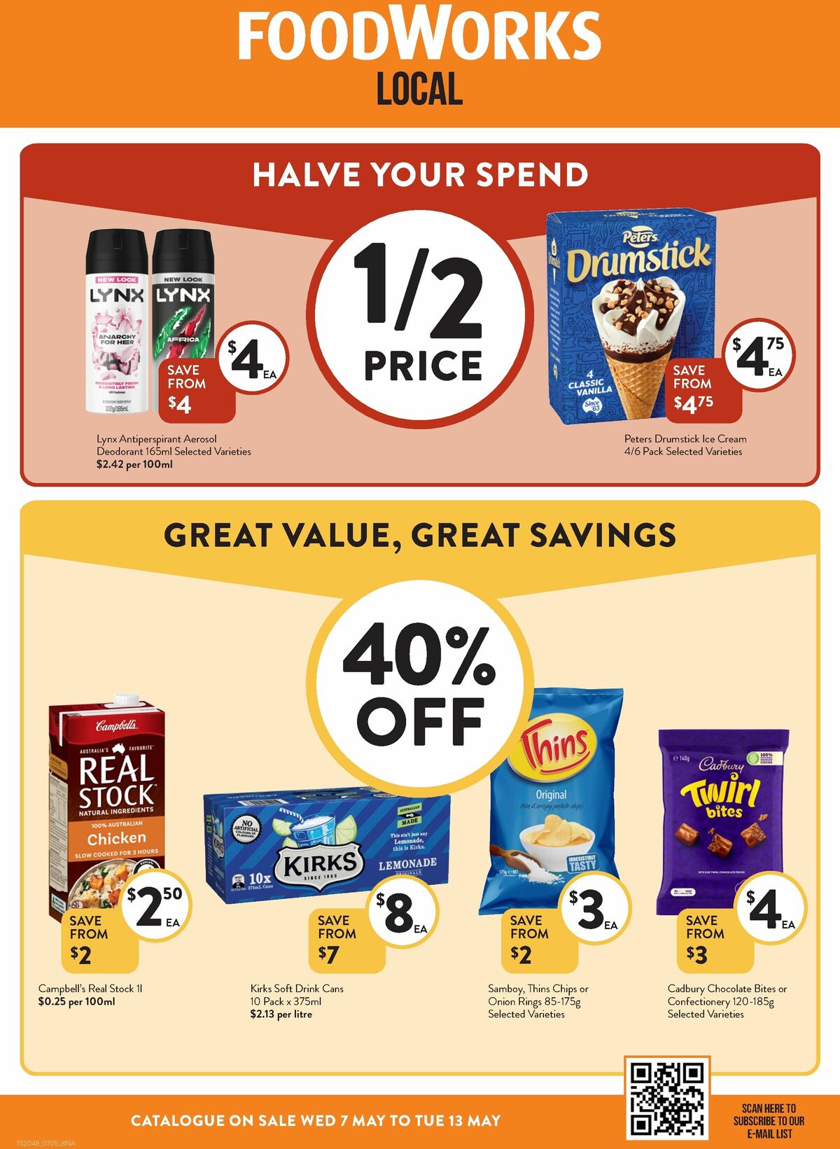 FoodWorks Catalogues from 7 May