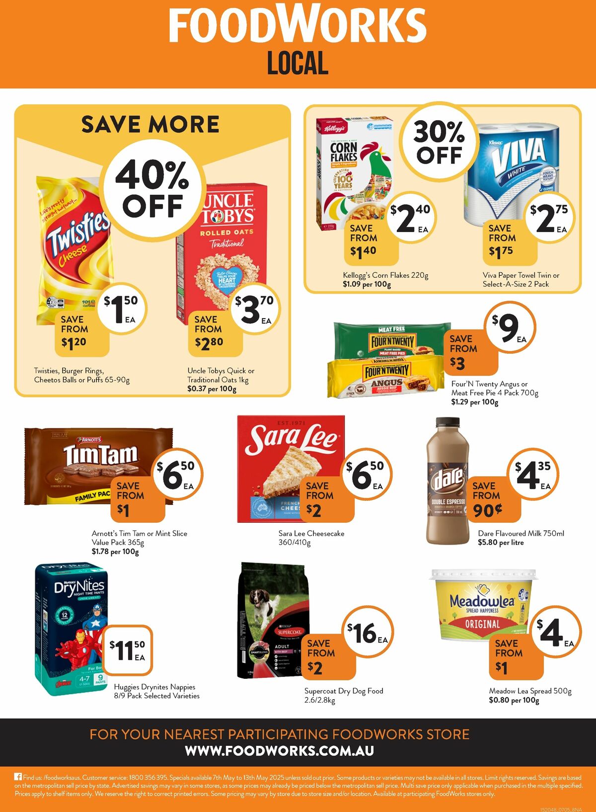 FoodWorks Catalogues from 7 May