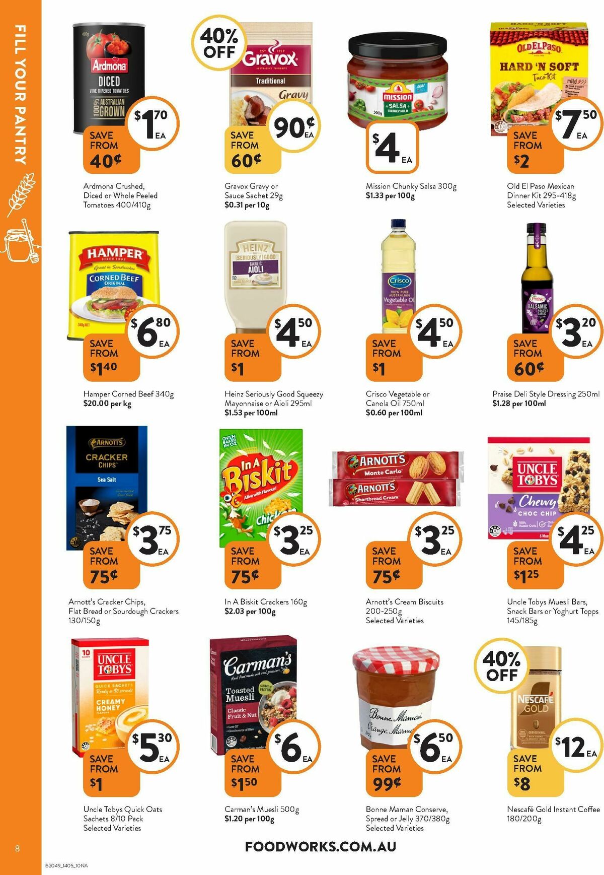 FoodWorks Catalogues from 14 May
