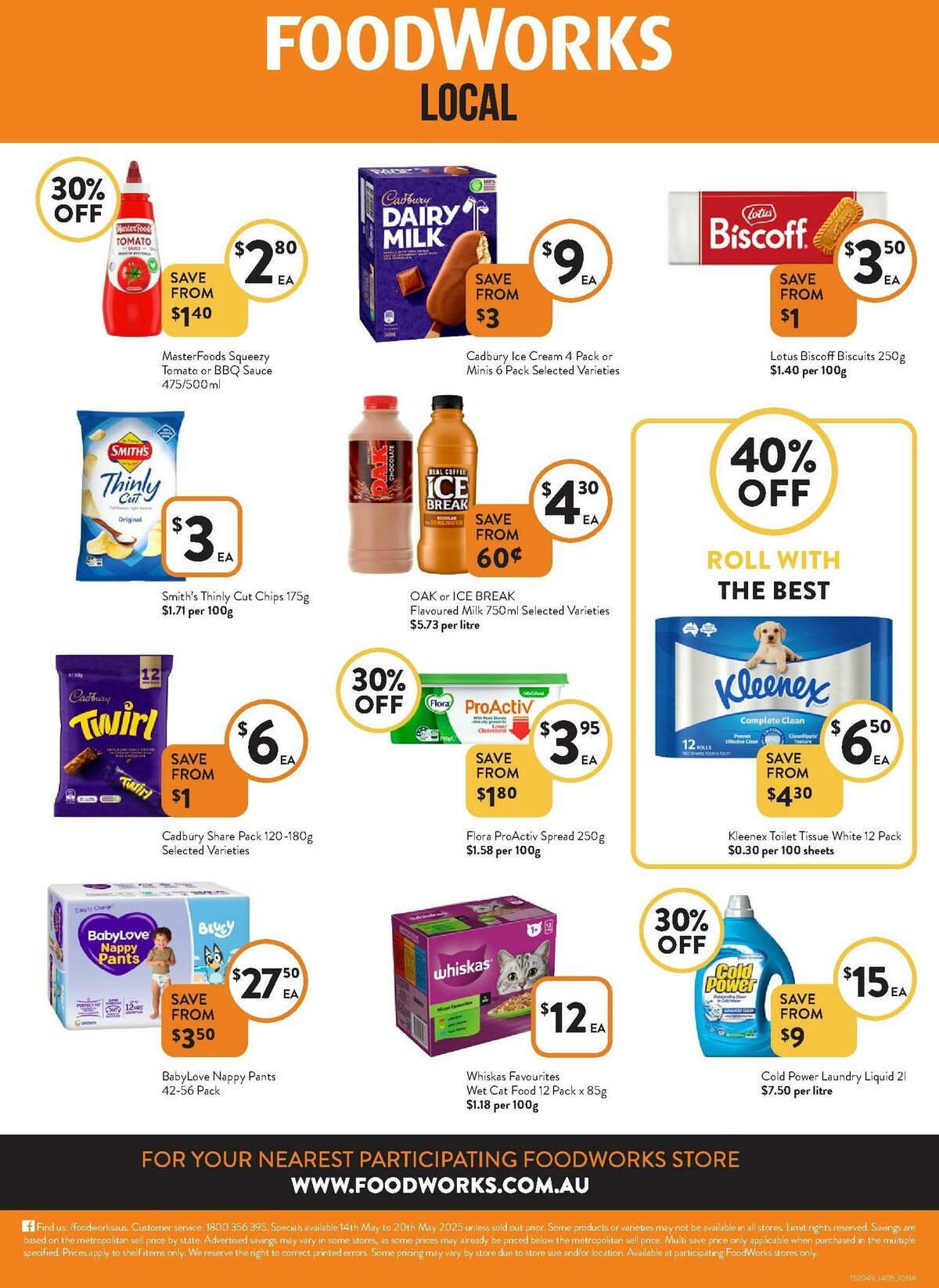 FoodWorks Catalogues from 14 May