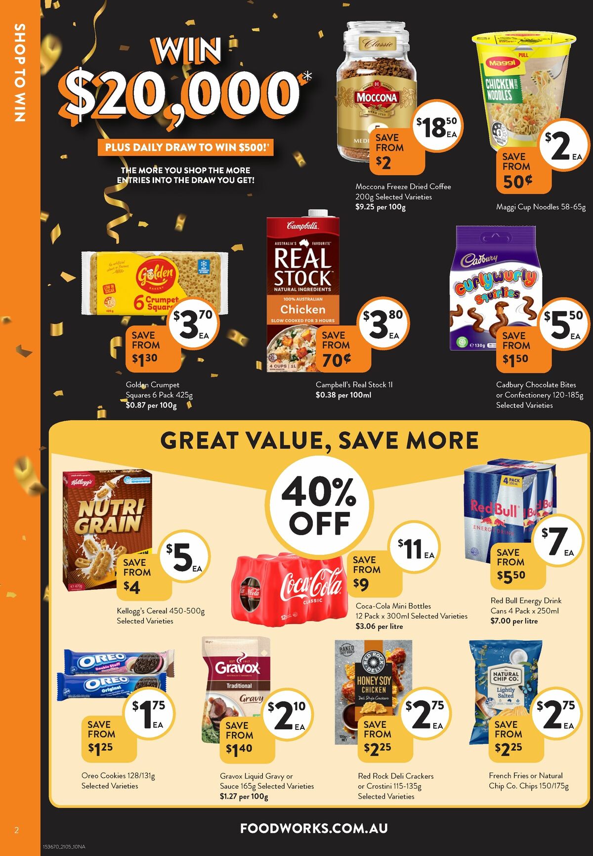 FoodWorks Catalogues from 21 May