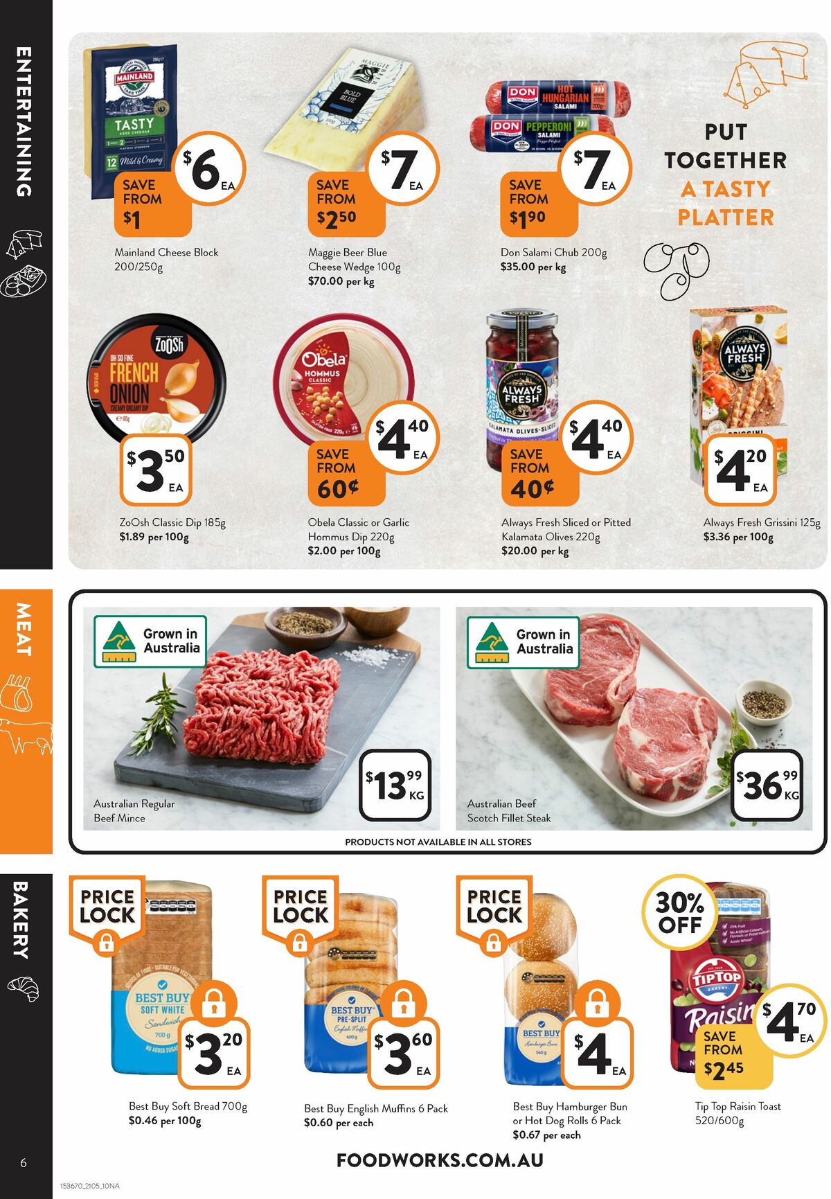 FoodWorks Catalogues from 21 May