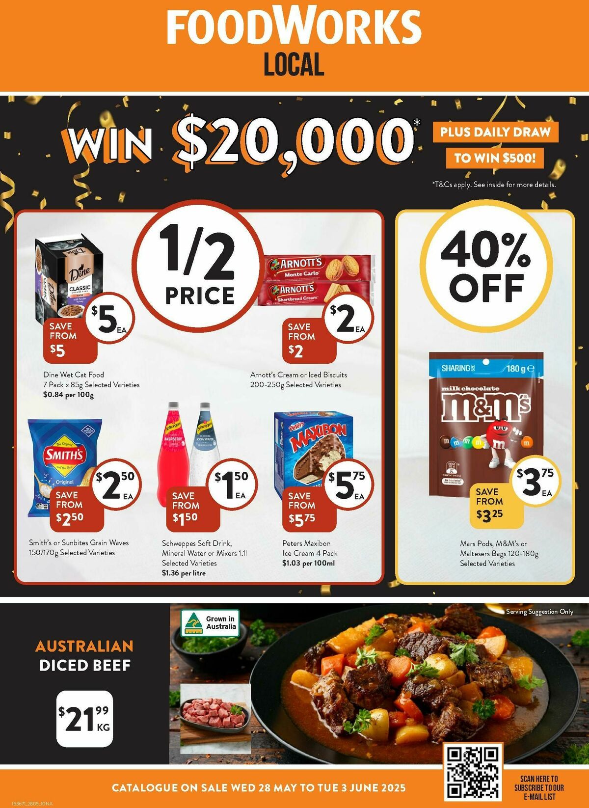 FoodWorks Catalogues from 28 May