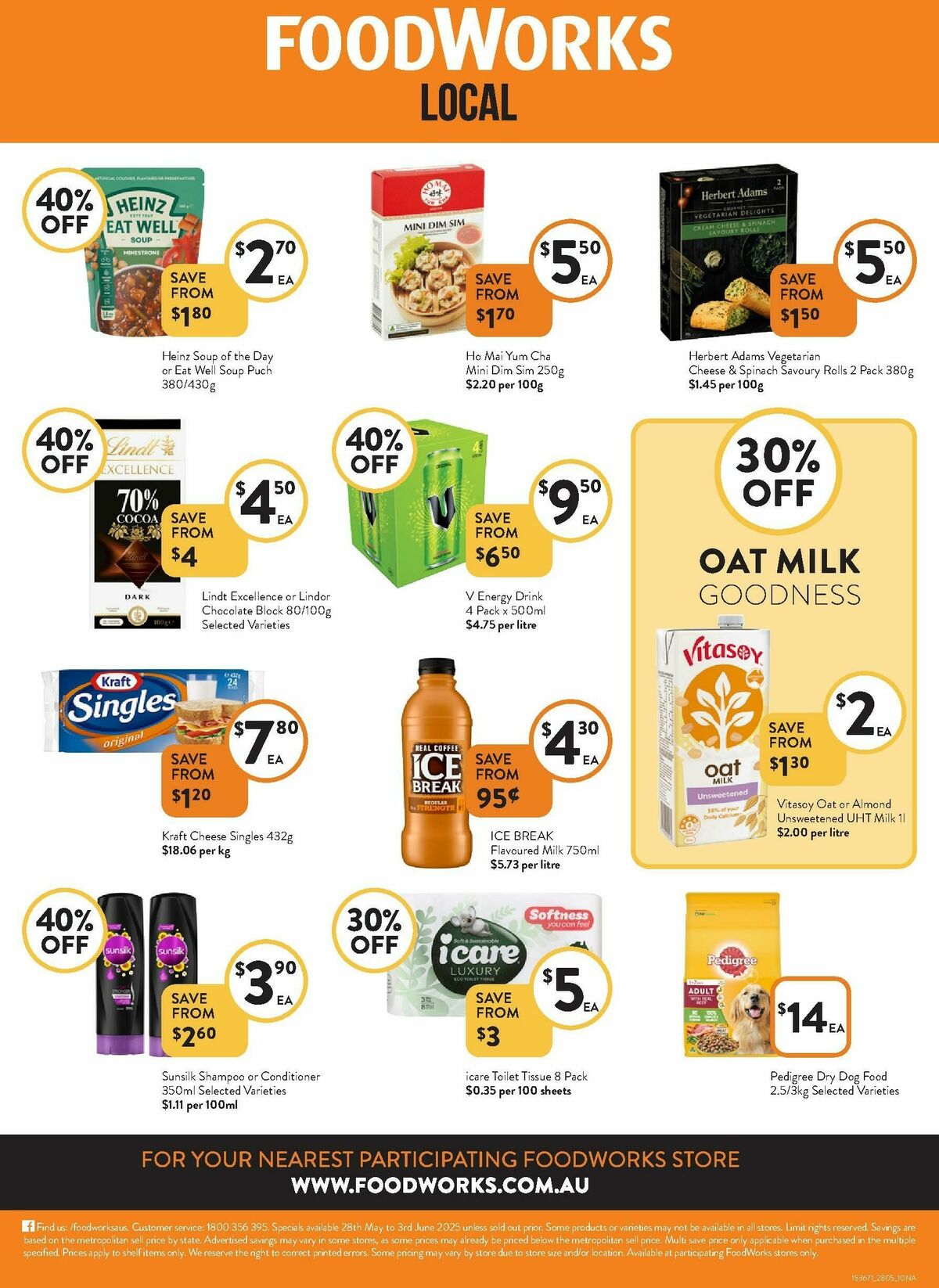 FoodWorks Catalogues from 28 May