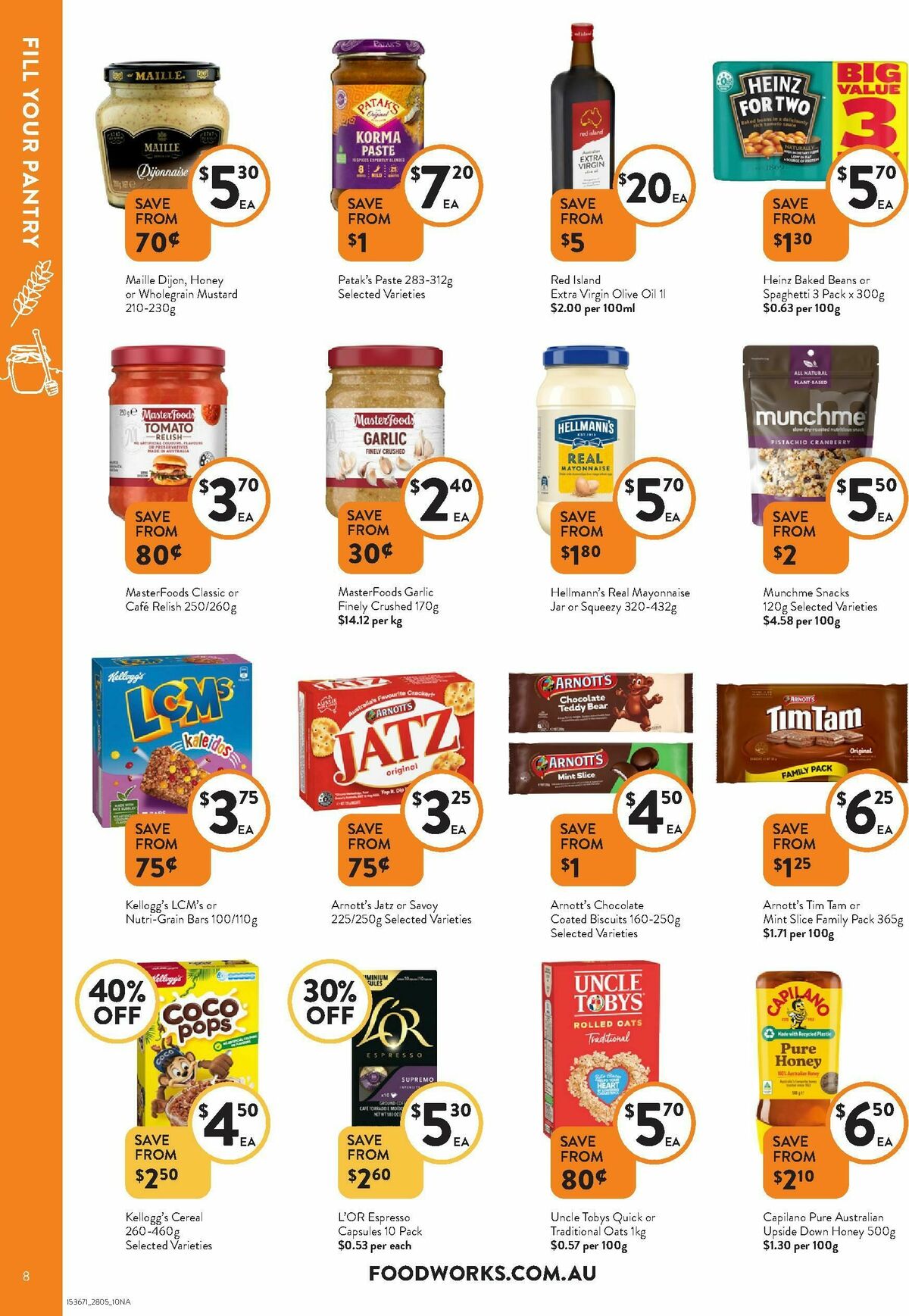 FoodWorks Catalogues from 28 May