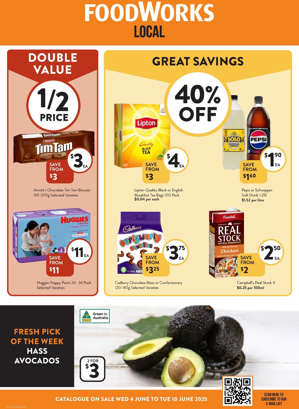 FoodWorks Catalogues from 4 June