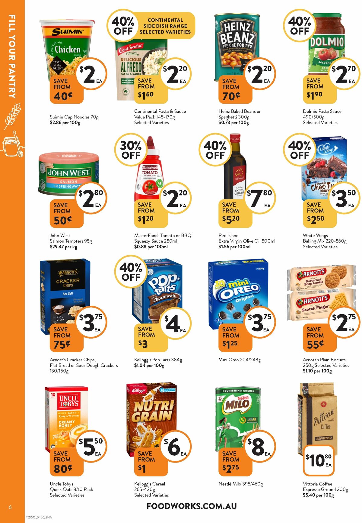 FoodWorks Catalogues from 4 June