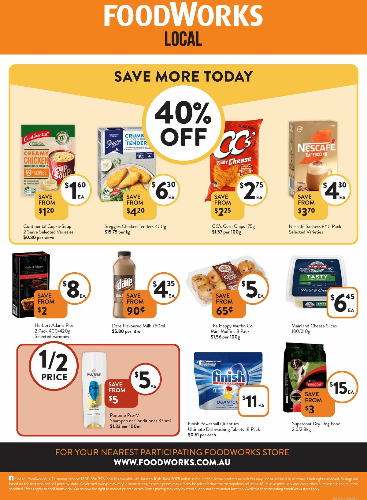 FoodWorks Catalogues from 4 June