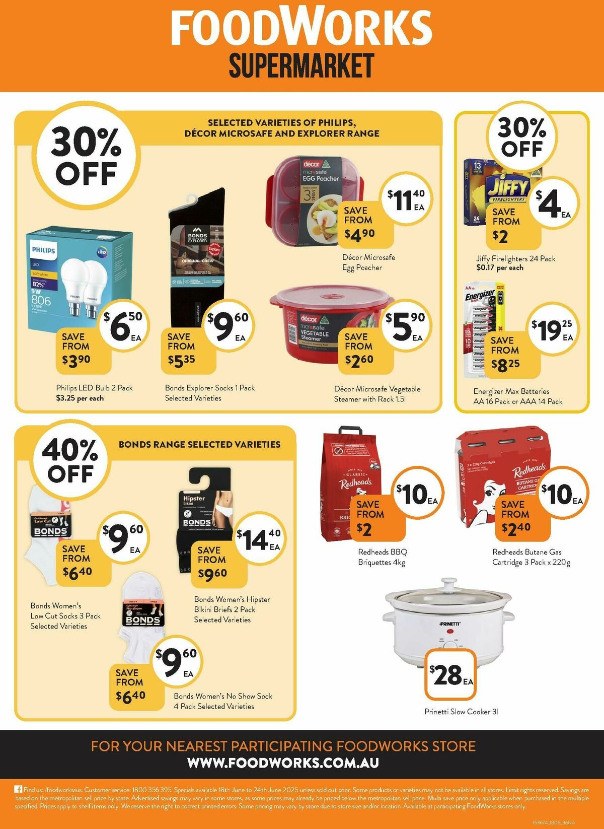 FoodWorks Supermarket Catalogues from 18 June