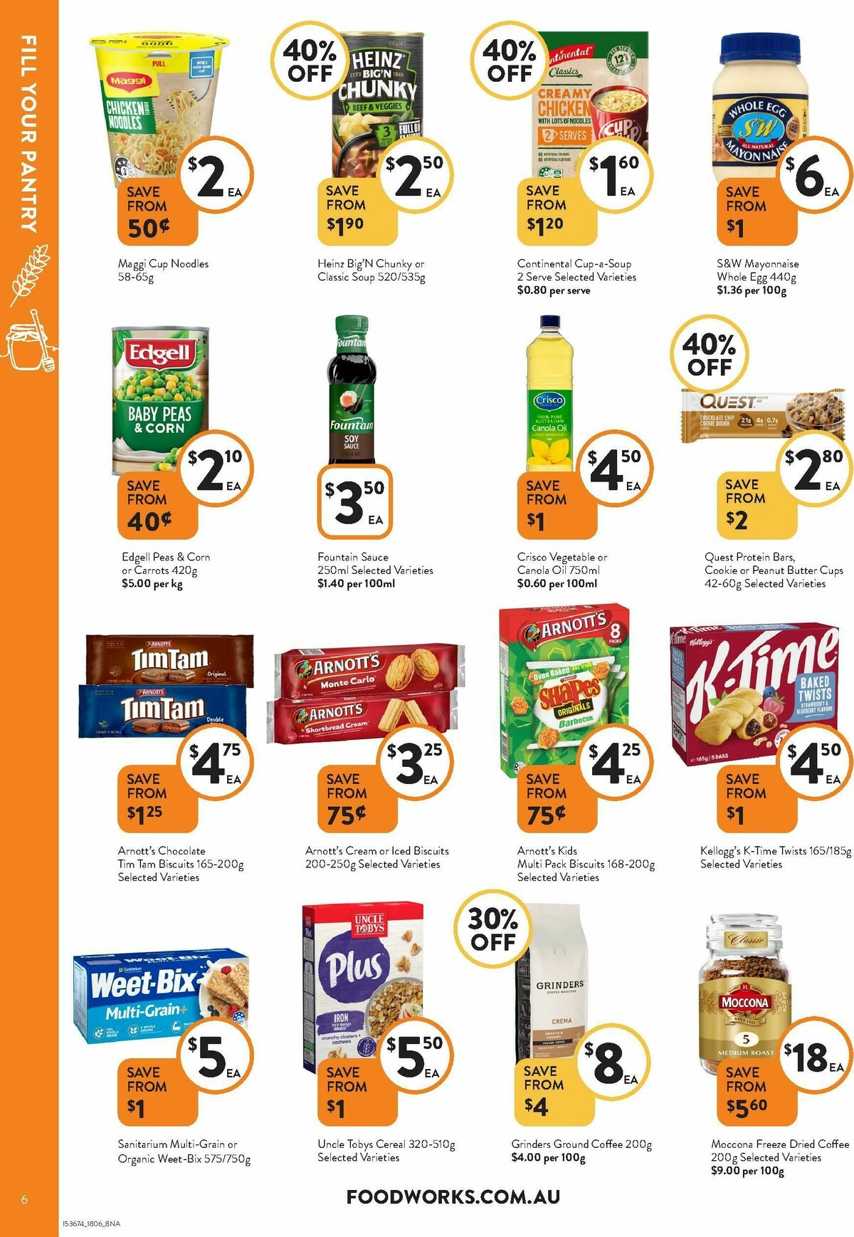 FoodWorks Catalogues from 18 June