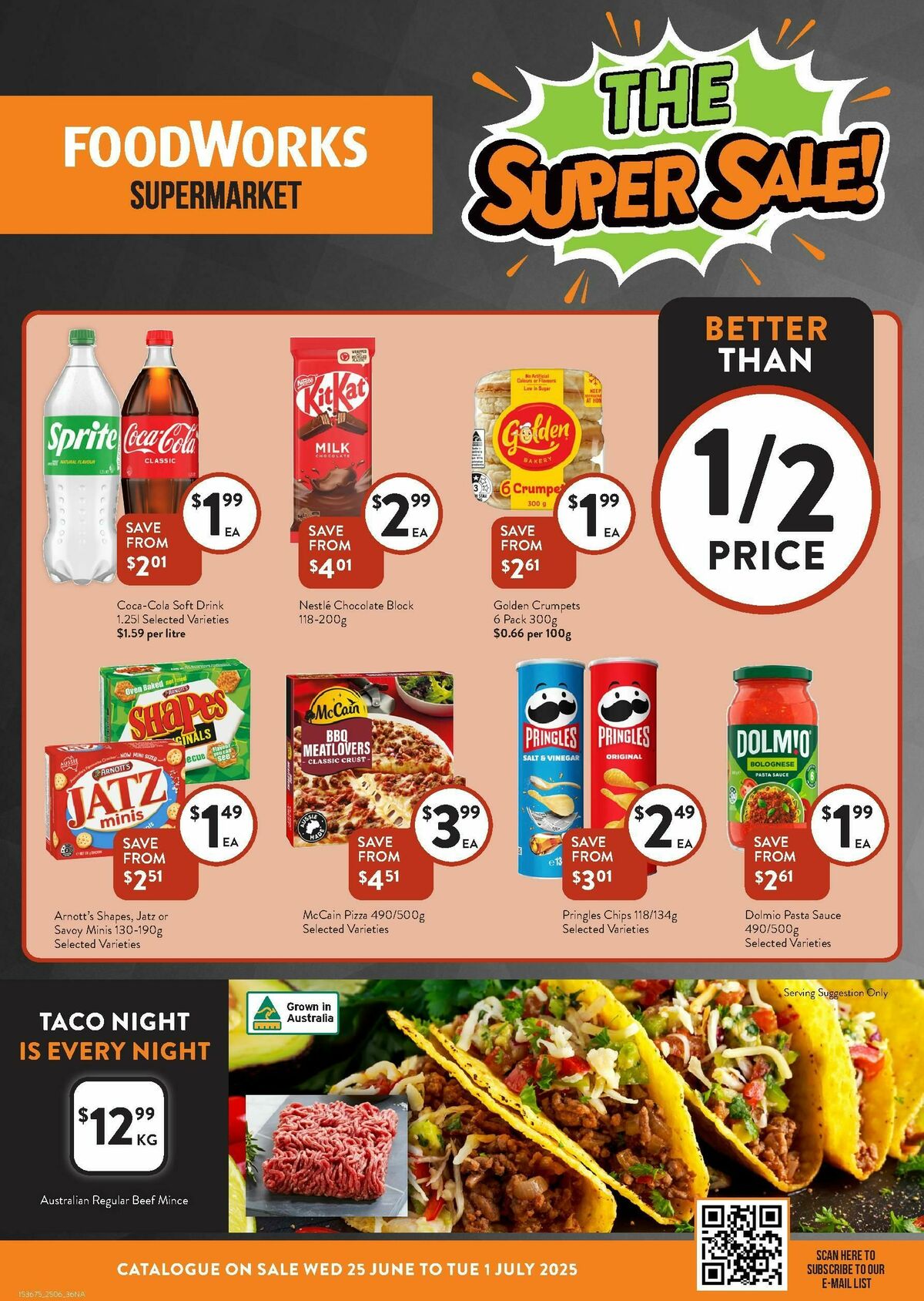 FoodWorks Supermarket Catalogues from 25 June