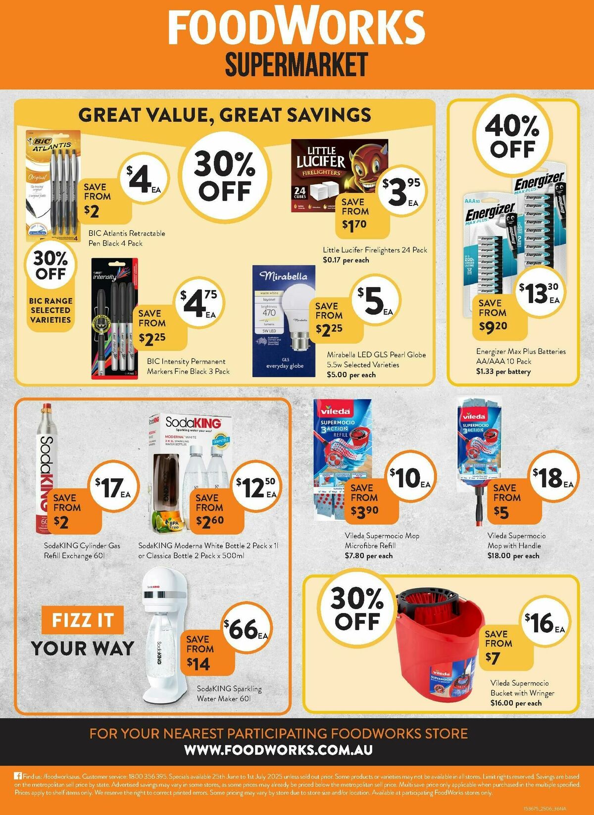 FoodWorks Supermarket Catalogues from 25 June