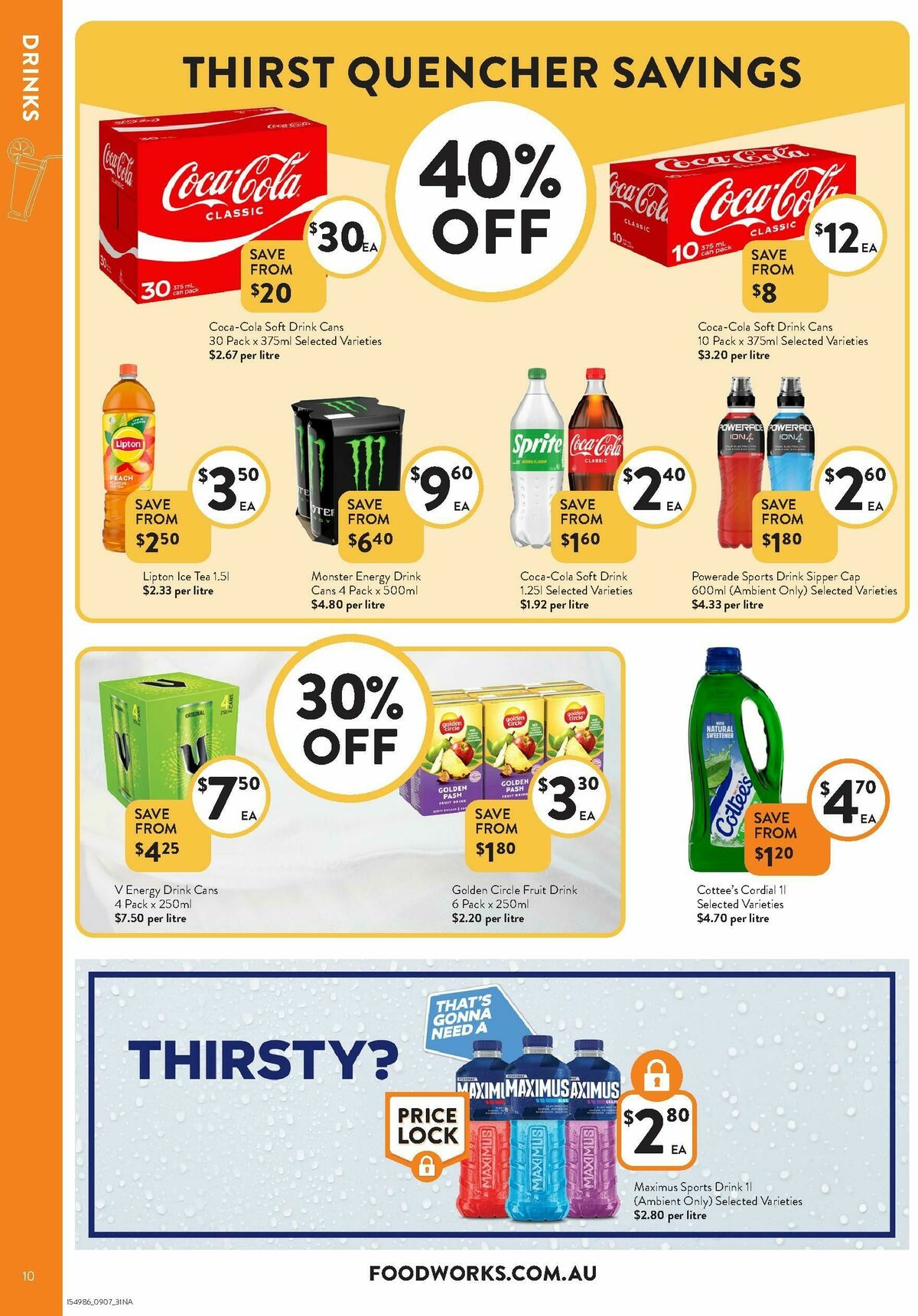 FoodWorks Supermarket Catalogues from 9 July