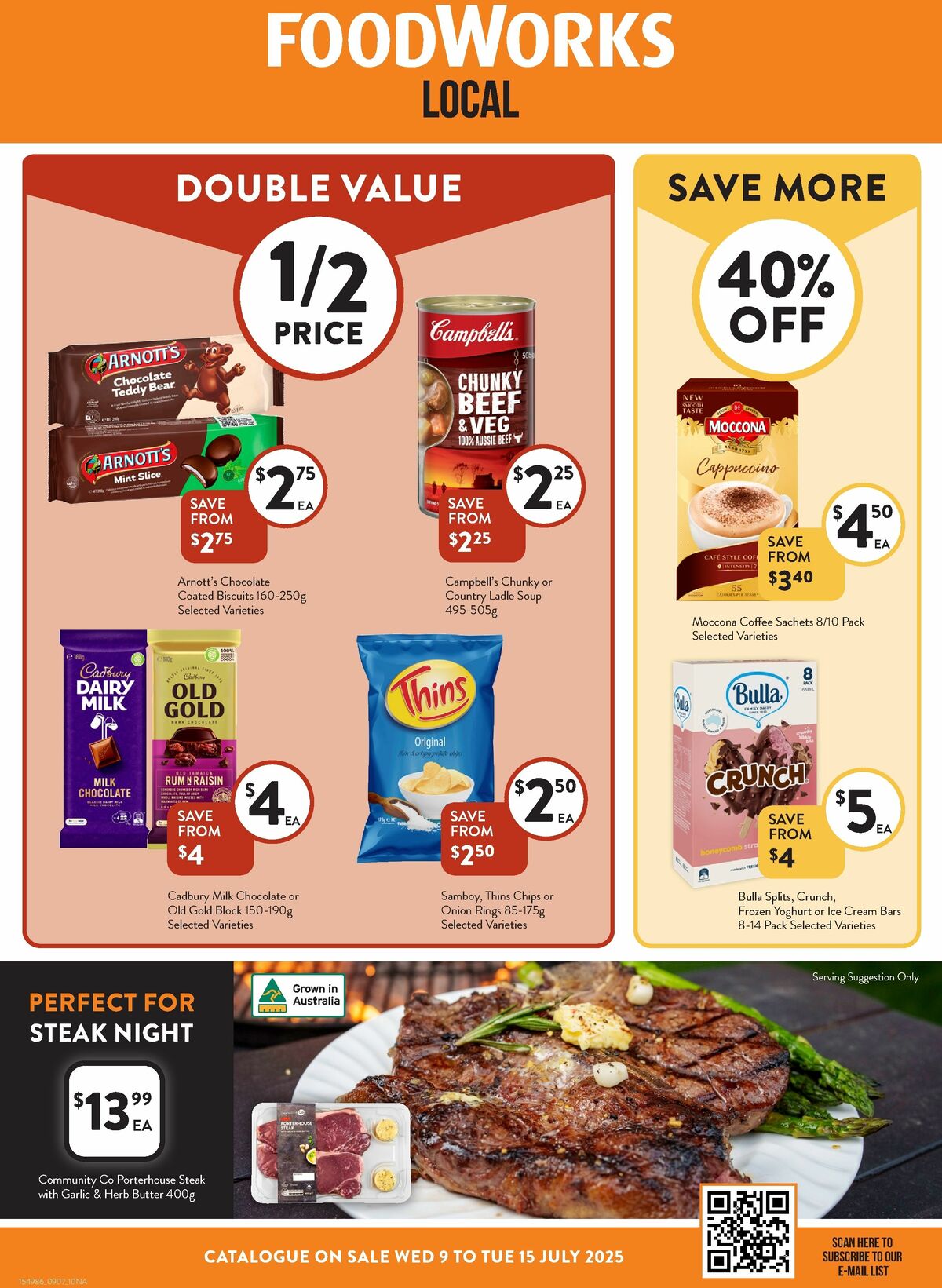 FoodWorks Catalogues from 9 July