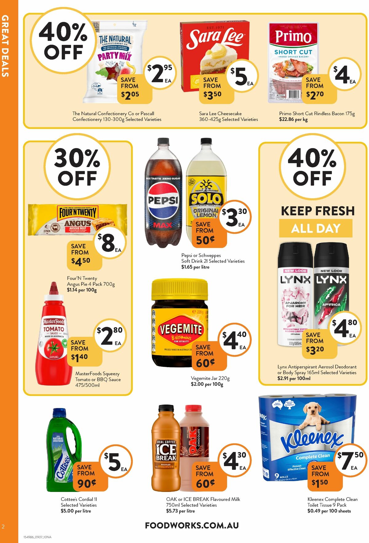 FoodWorks Catalogues from 9 July