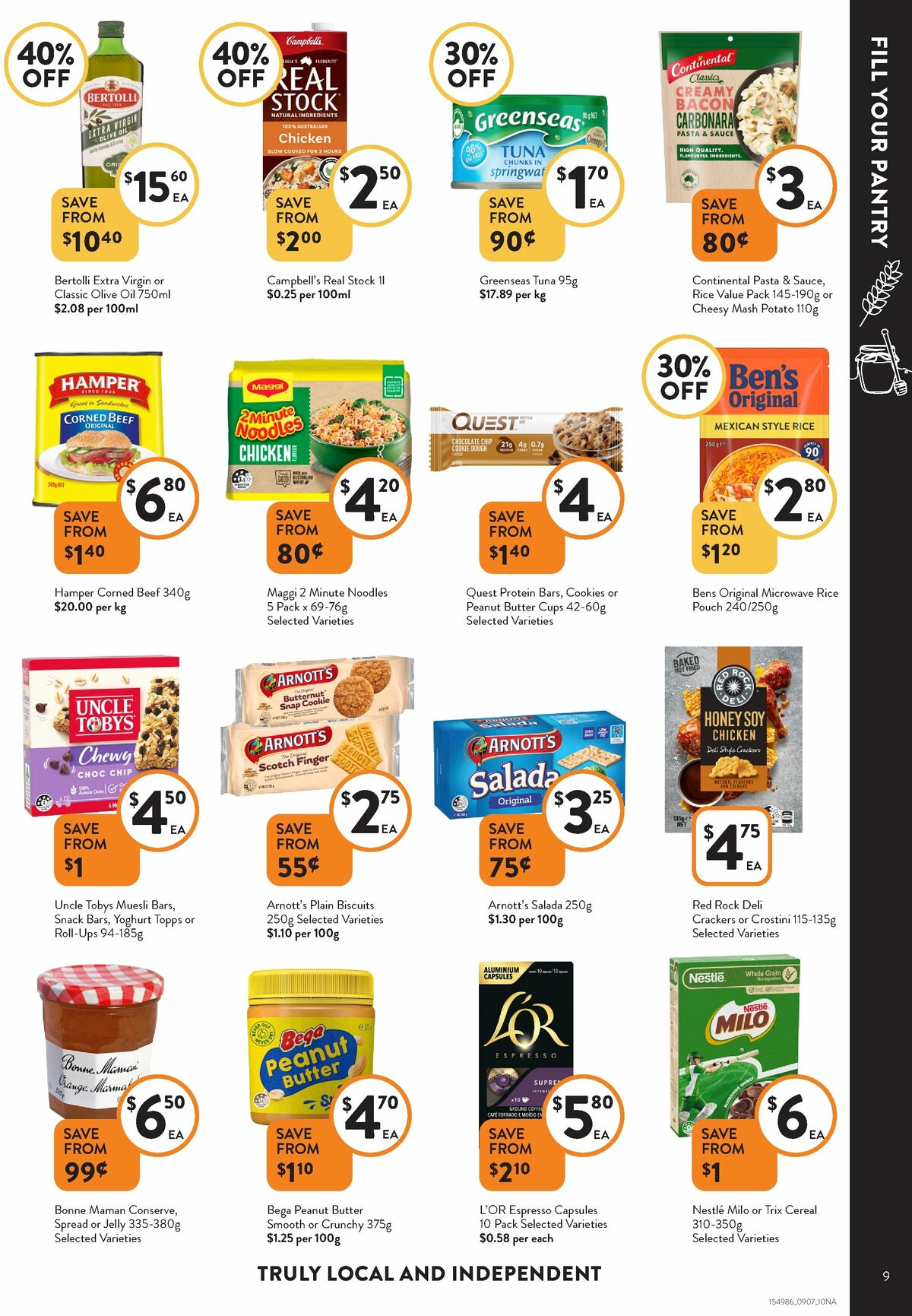 FoodWorks Catalogues from 9 July