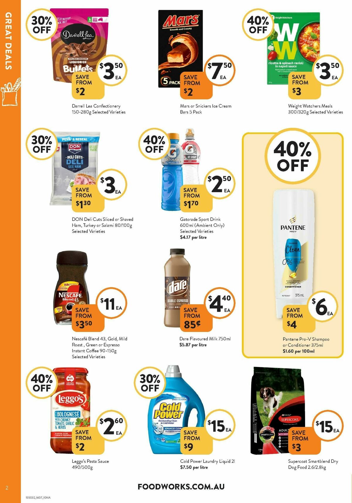 FoodWorks Catalogues from 16 July