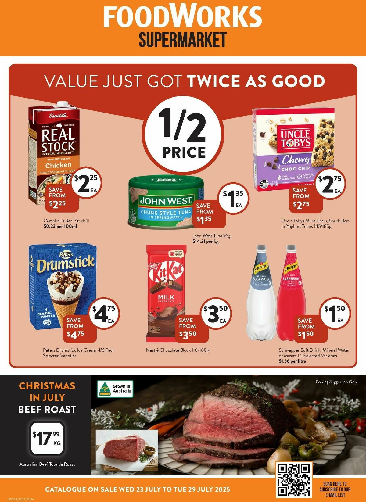 FoodWorks Supermarket Catalogues from 23 July