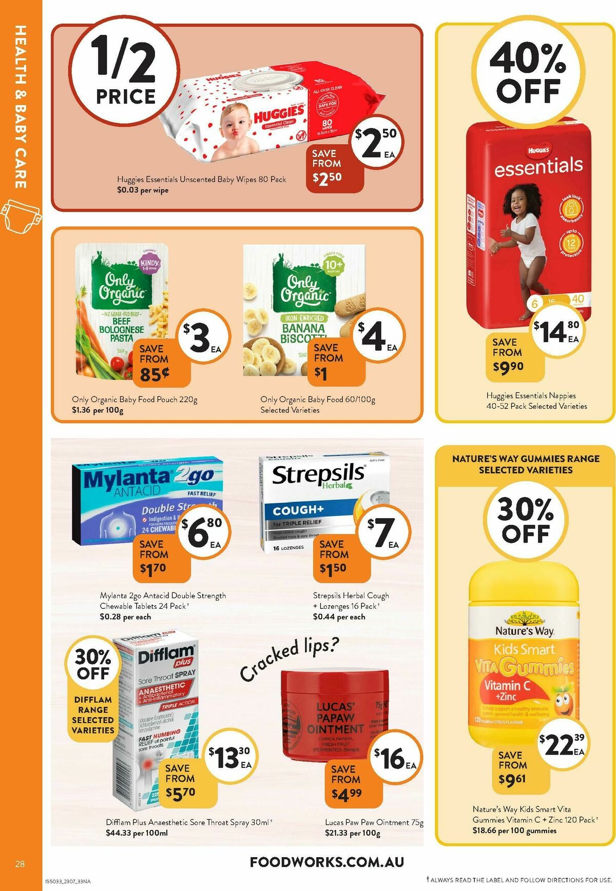 FoodWorks Supermarket Catalogues from 23 July