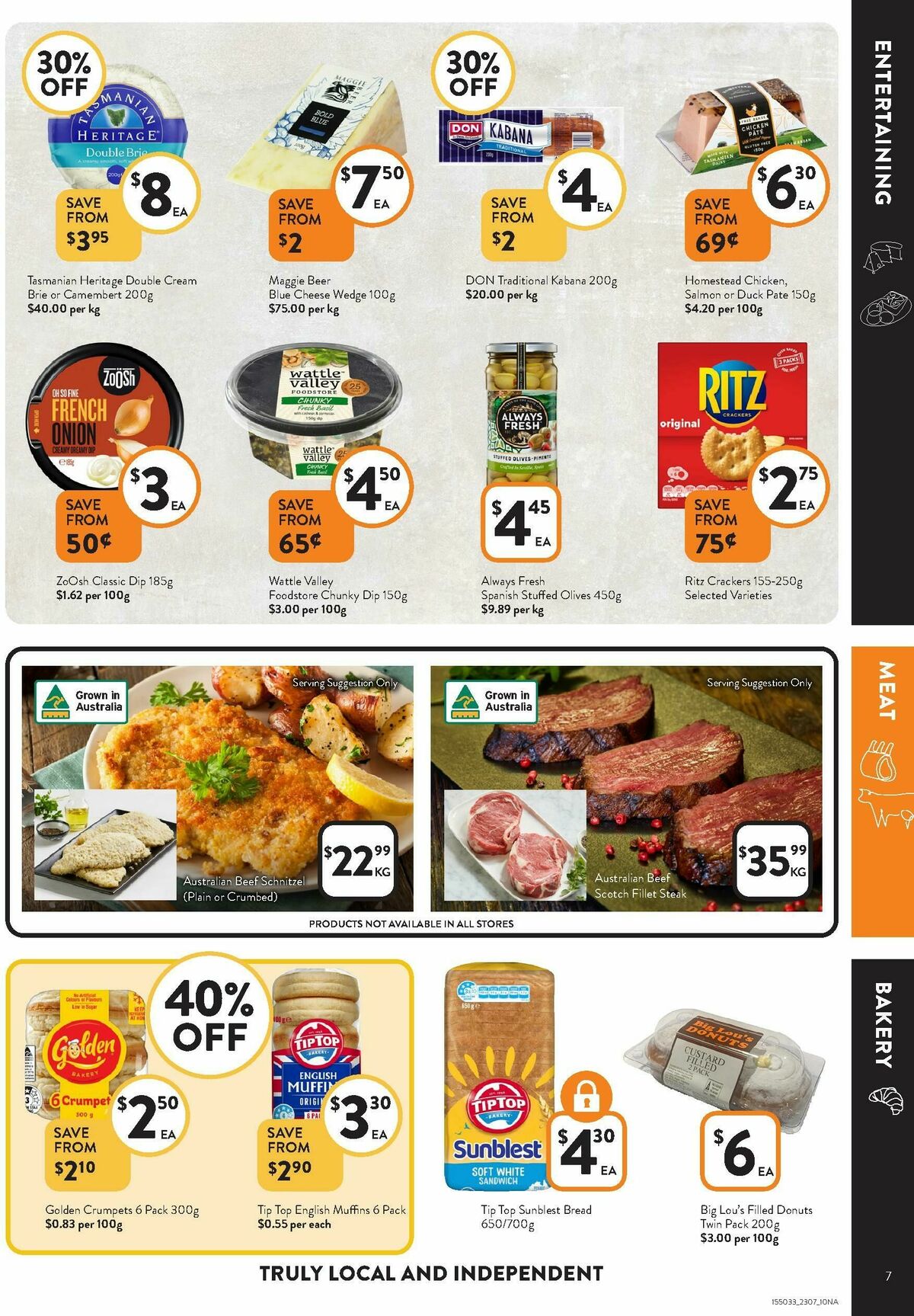 FoodWorks Catalogues from 23 July