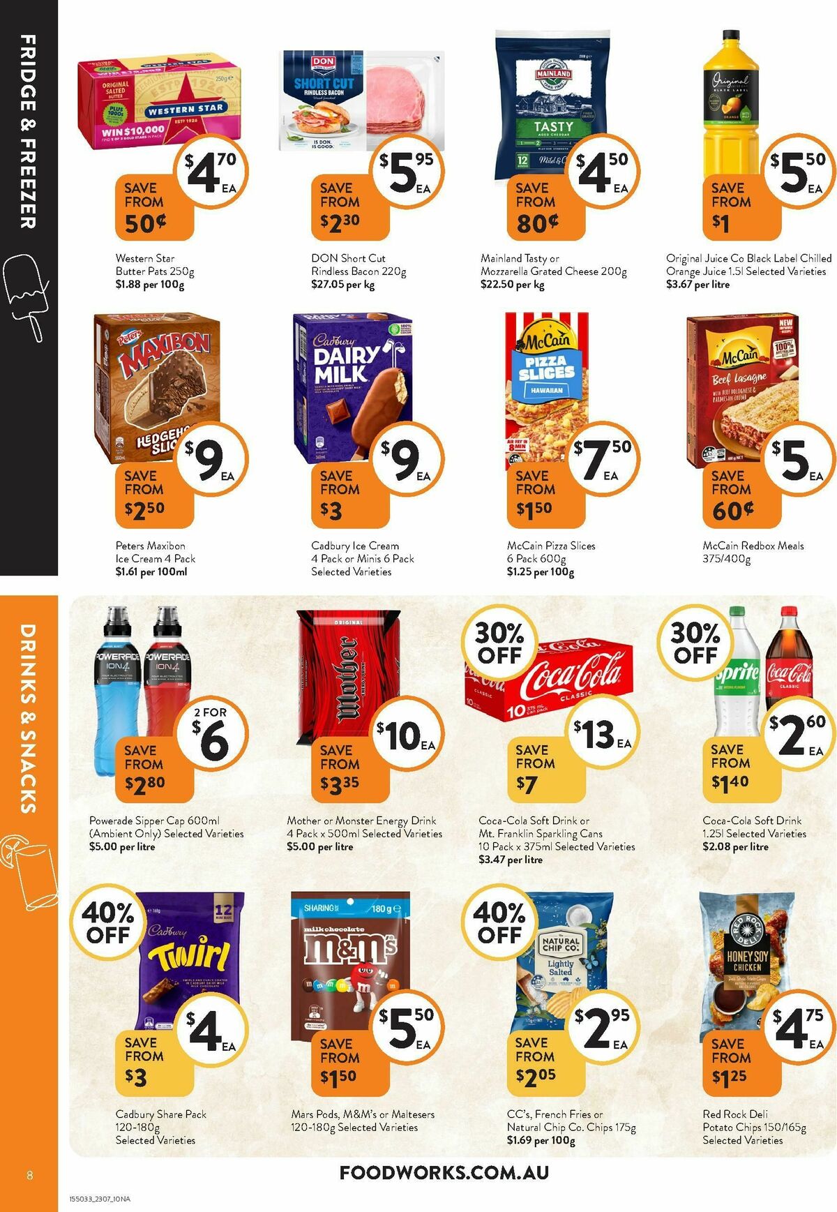 FoodWorks Catalogues from 23 July